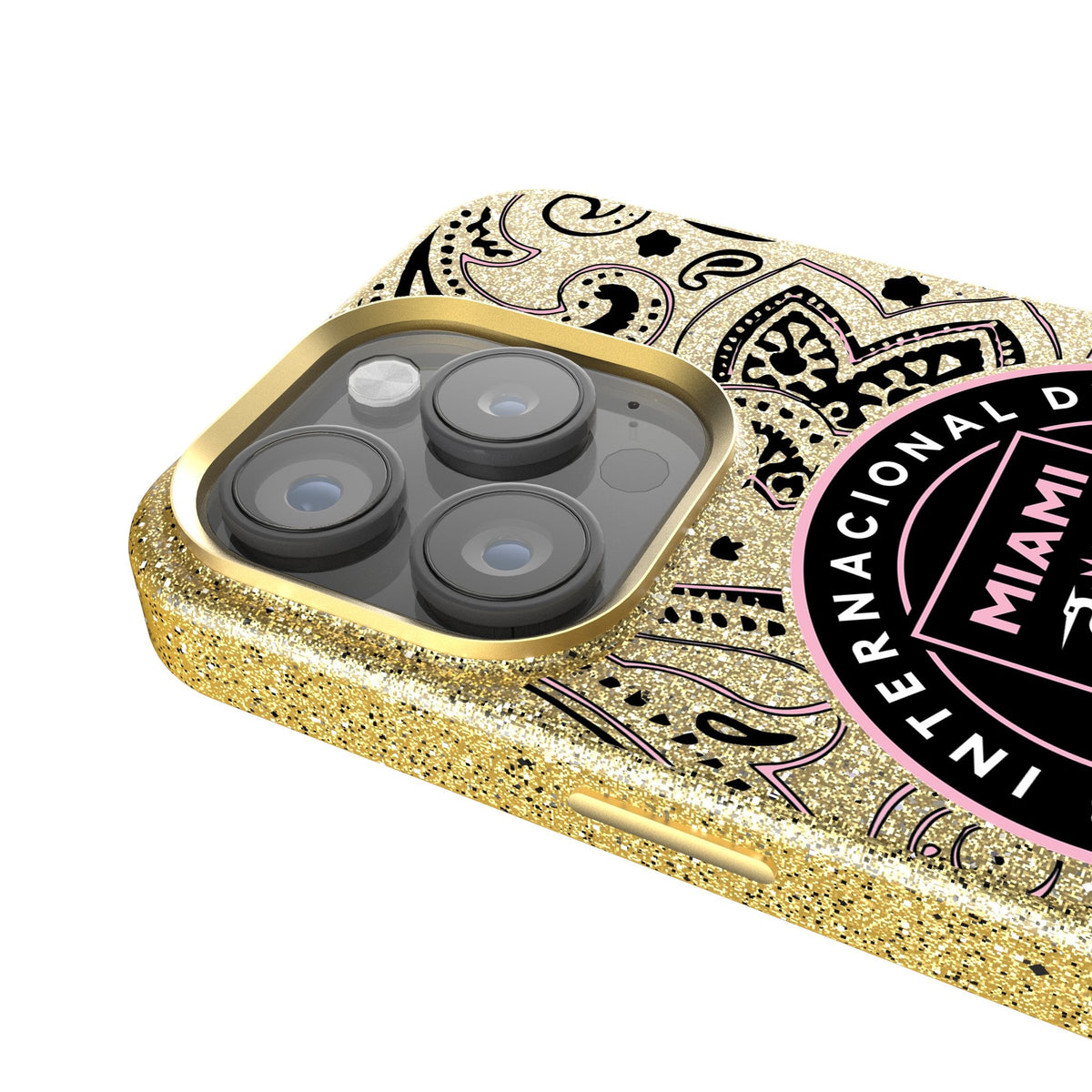 Inter Miami CF  Paisley Bling Phone Case 4