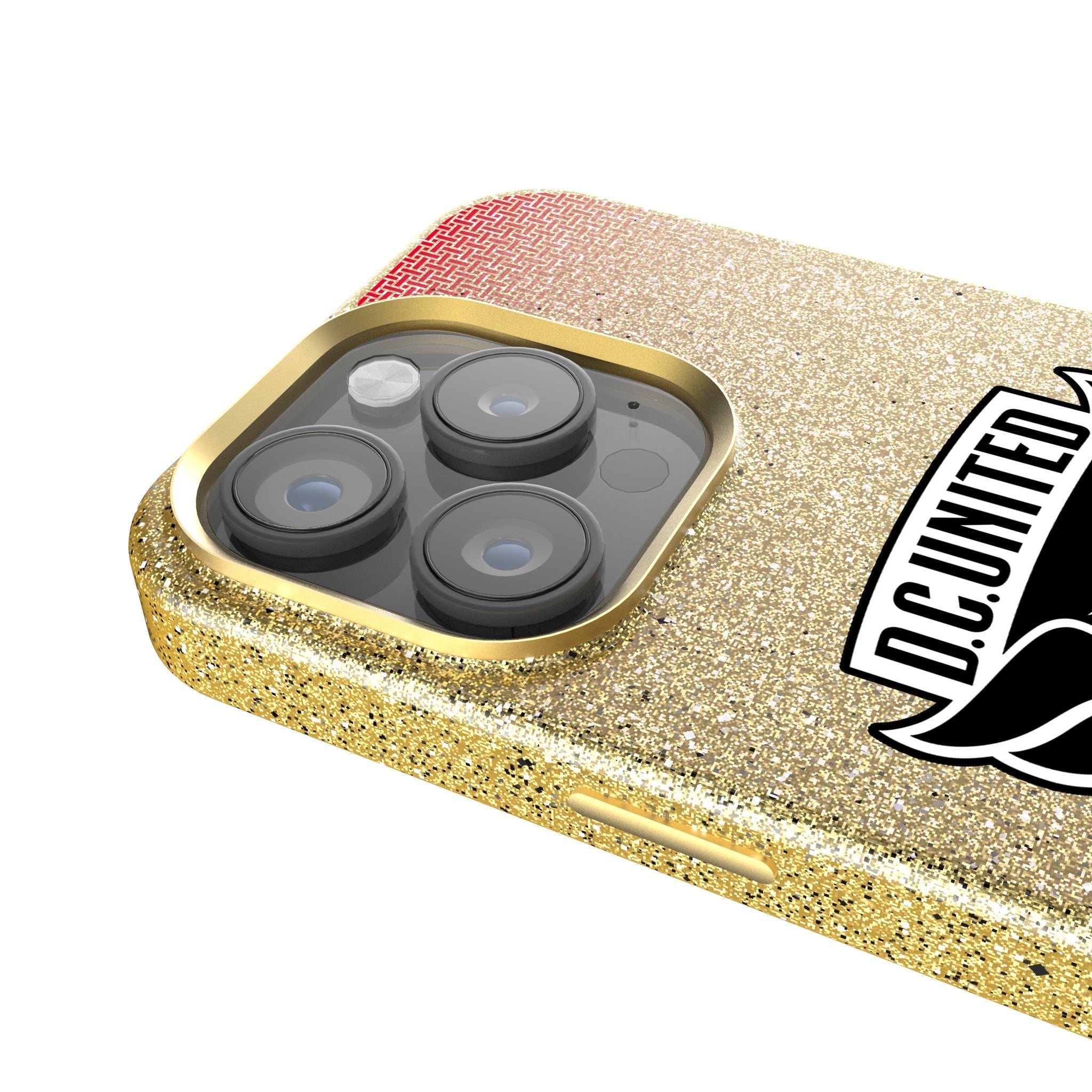 DC United Linen Bling Phone Case for Apple iPhone 4