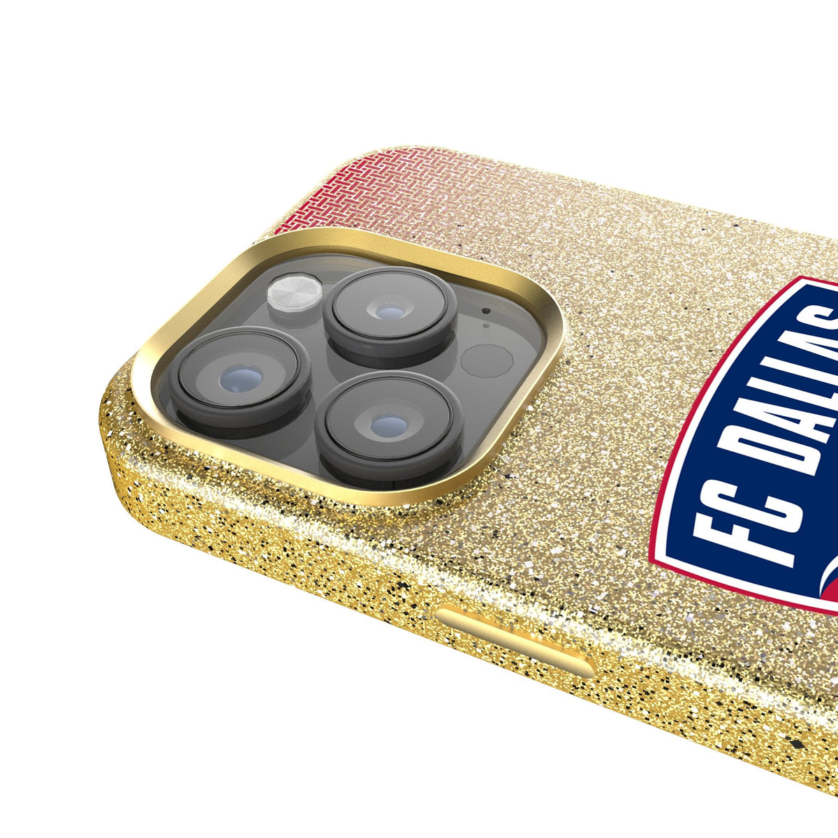 FC Dallas Linen Bling Phone Case for Apple iPhone 4