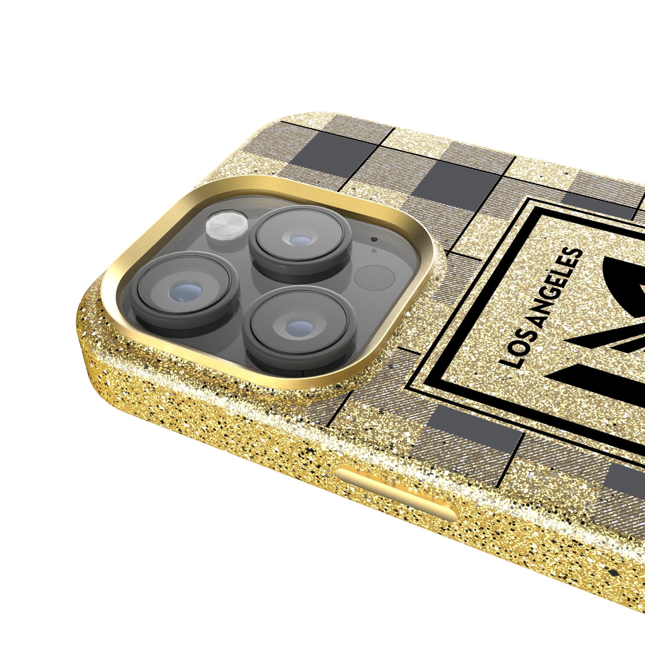 Los Angeles Football Club   Plaid Bling Phone Case 4