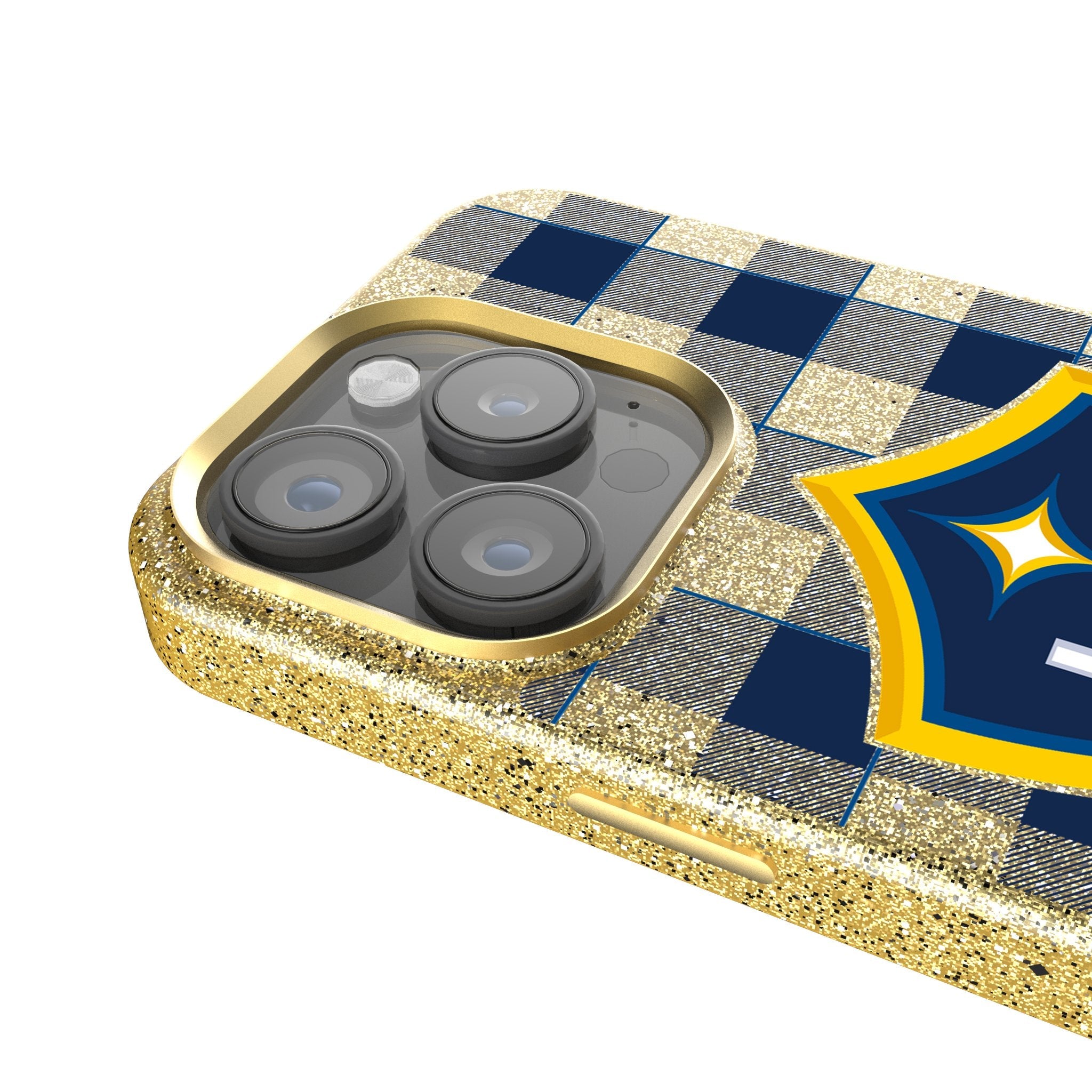 LA Galaxy  Plaid Bling Phone Case 4