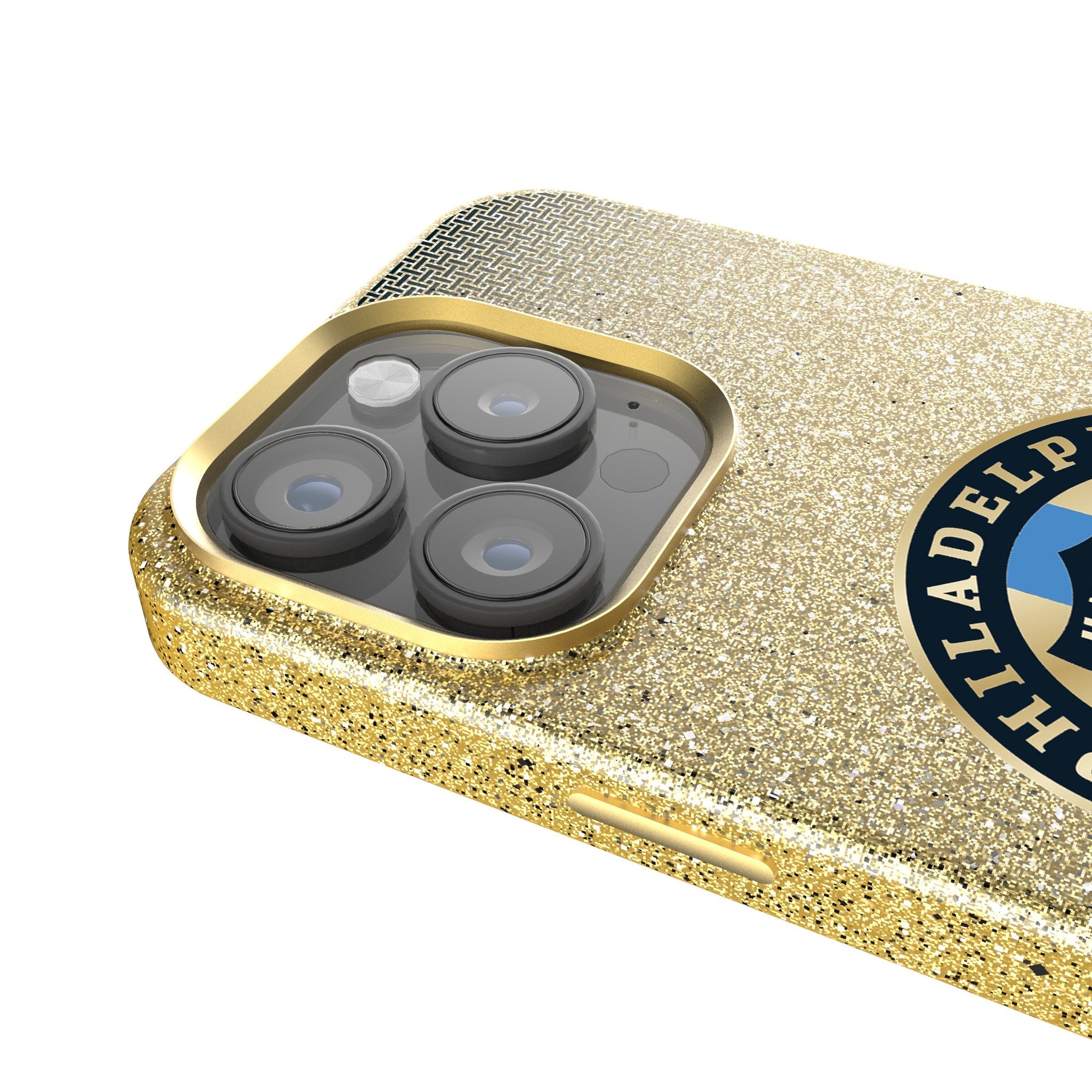 Philadelphia Union Linen Bling Phone Case for Apple iPhone 4