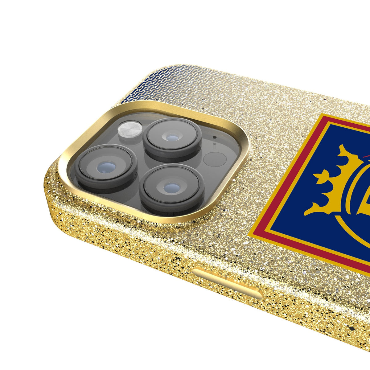 Real Salt Lake Linen Bling Phone Case for Apple iPhone 4