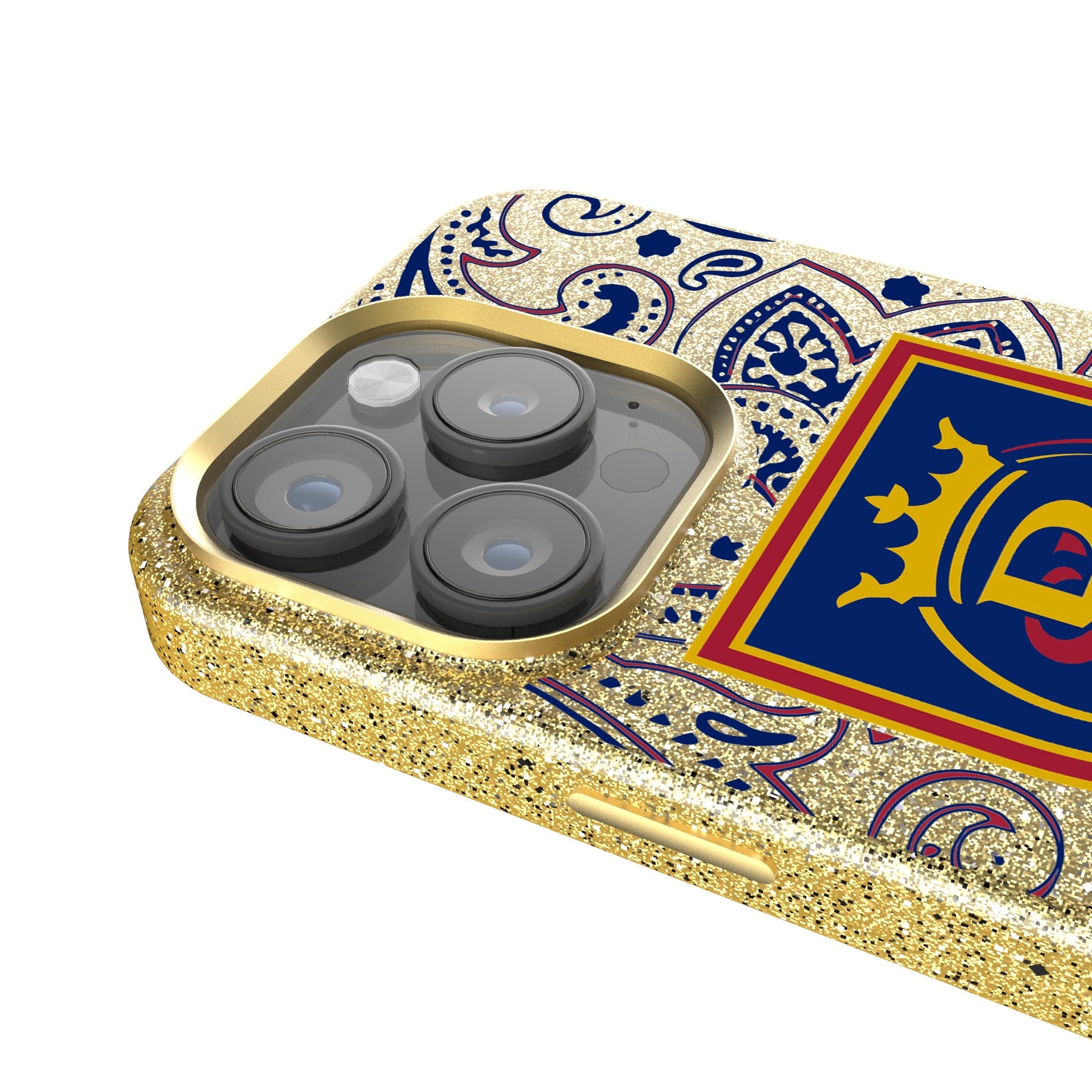 Real Salt Lake   Paisley Bling Phone Case 4