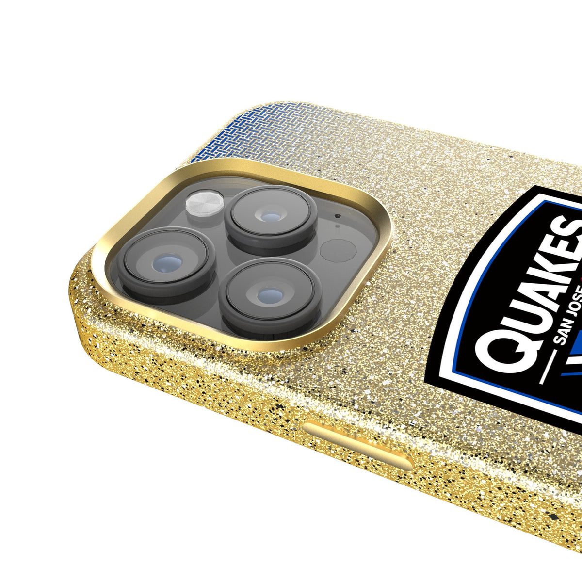 San Jose Earthquakes Linen Bling Phone Case for Apple iPhone 4