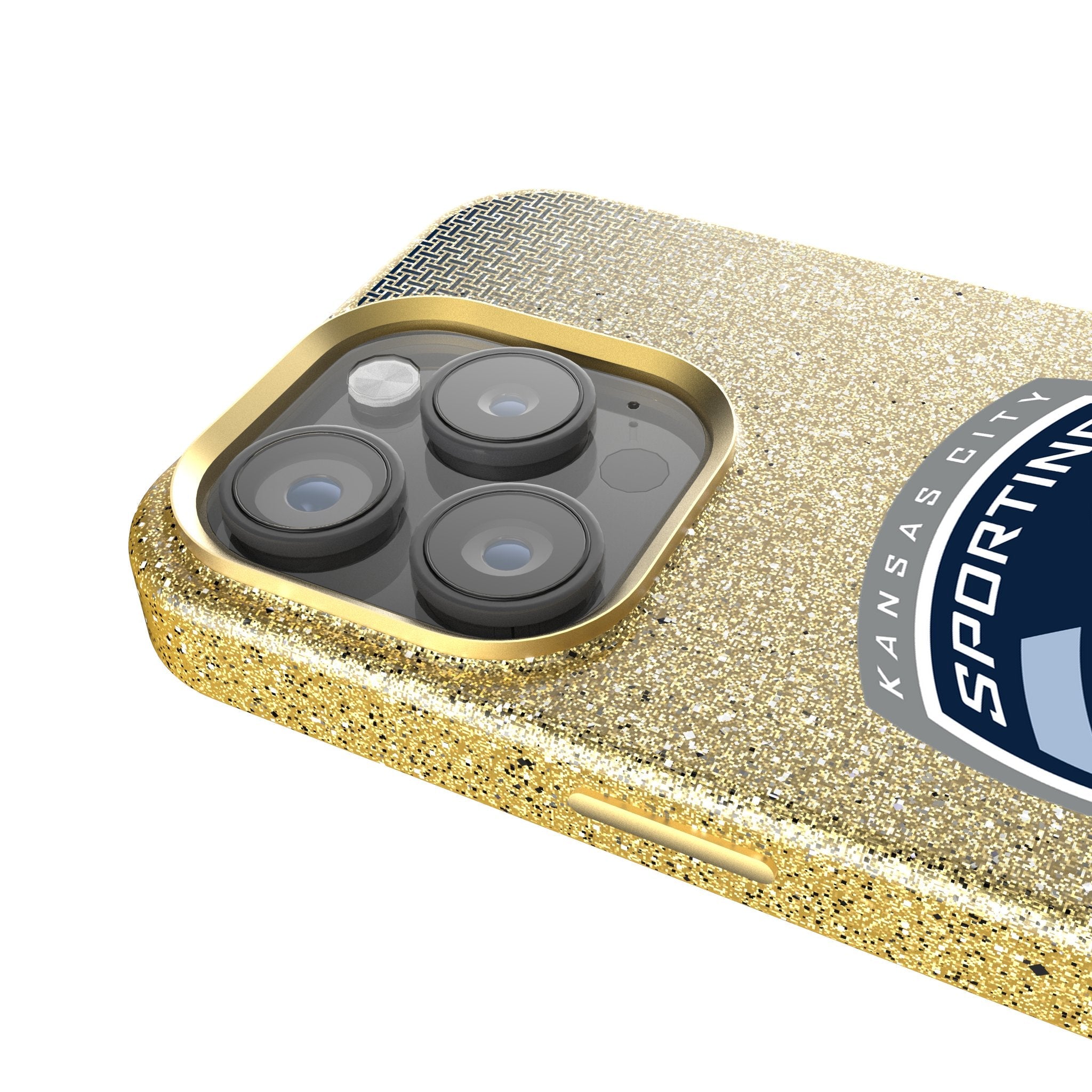 Sporting Kansas City Linen Bling Phone Case for Apple iPhone 4