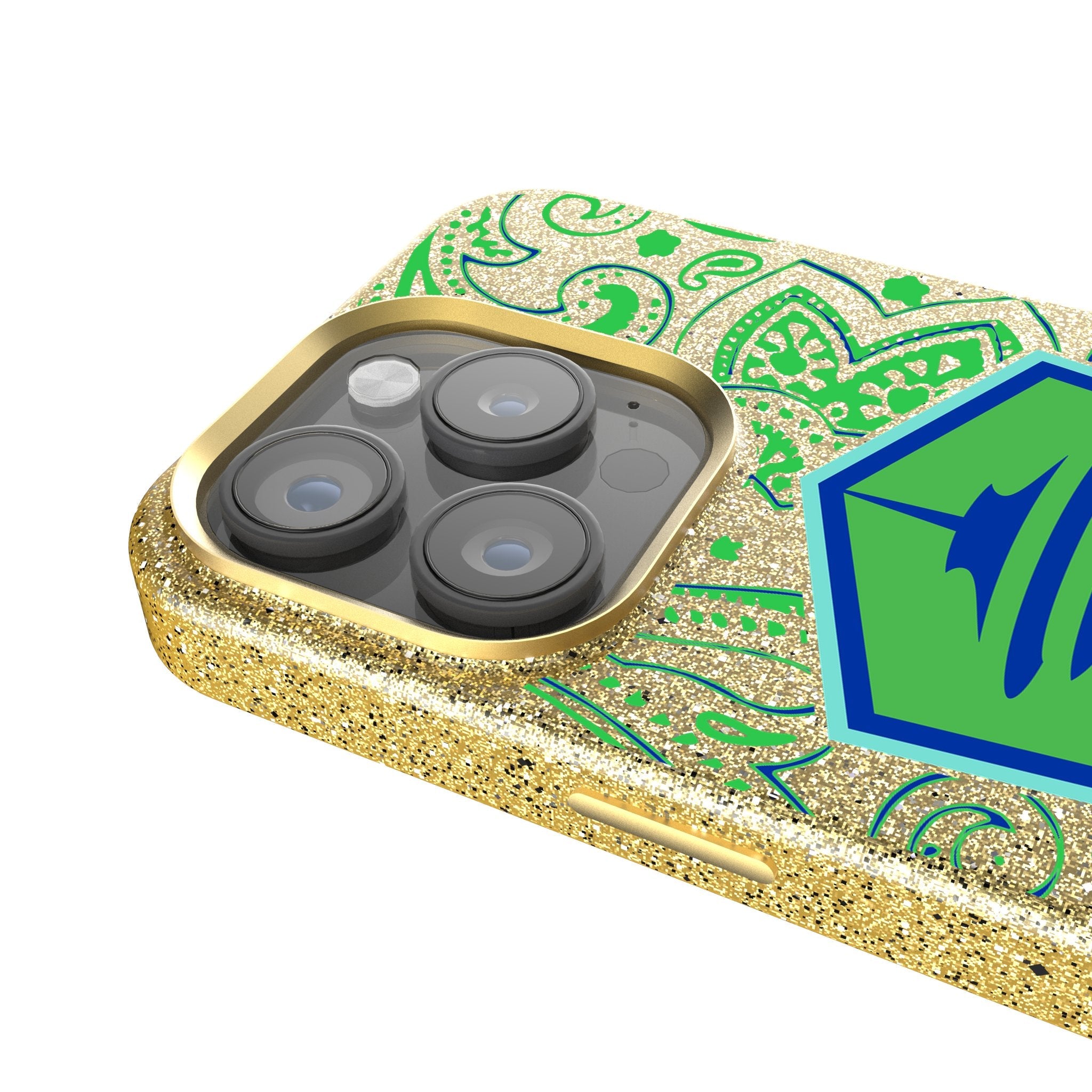 Seattle Sounders FC   Paisley Bling Phone Case 4