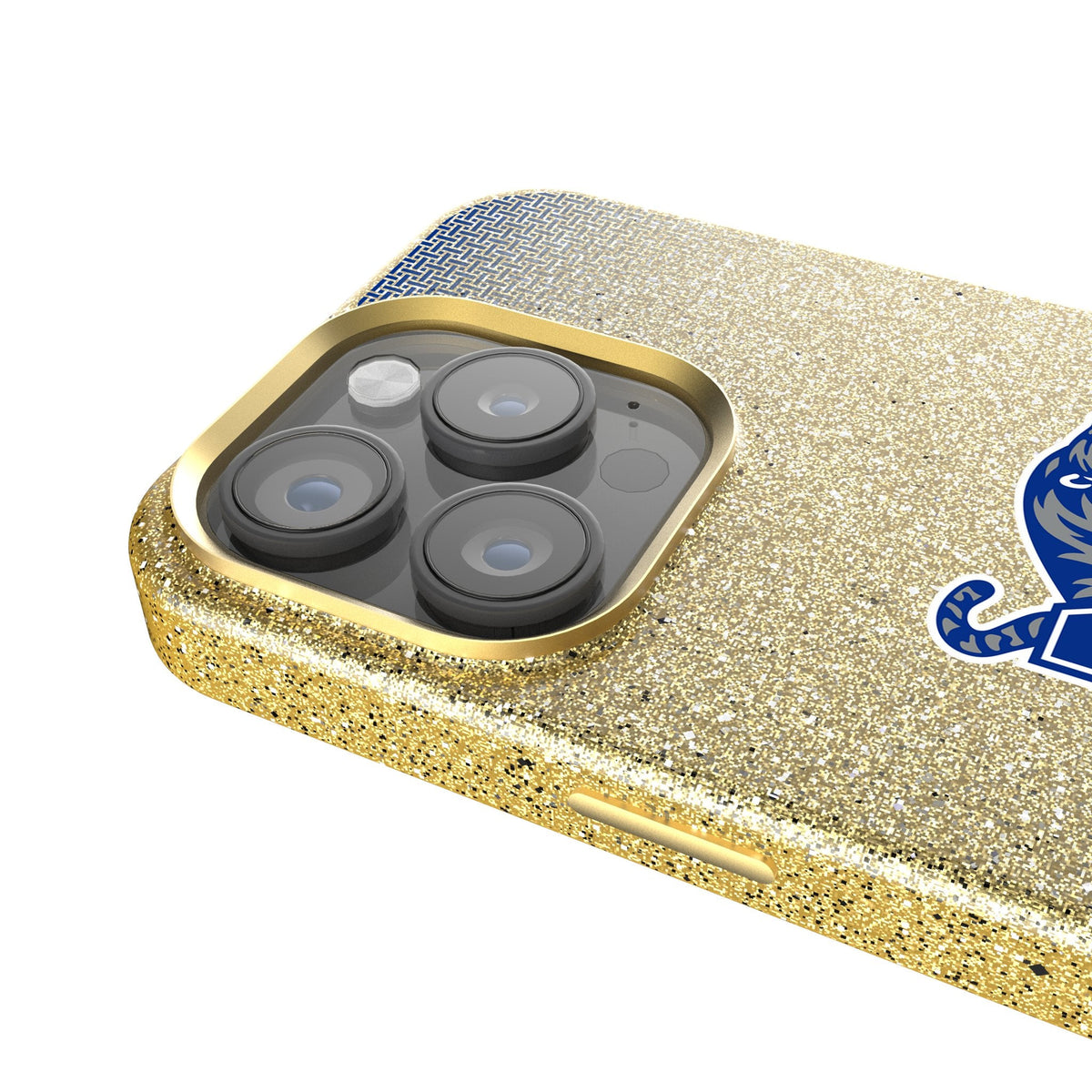 University of Memphis Tigers Linen Bling Phone Case for Apple iPhone 4