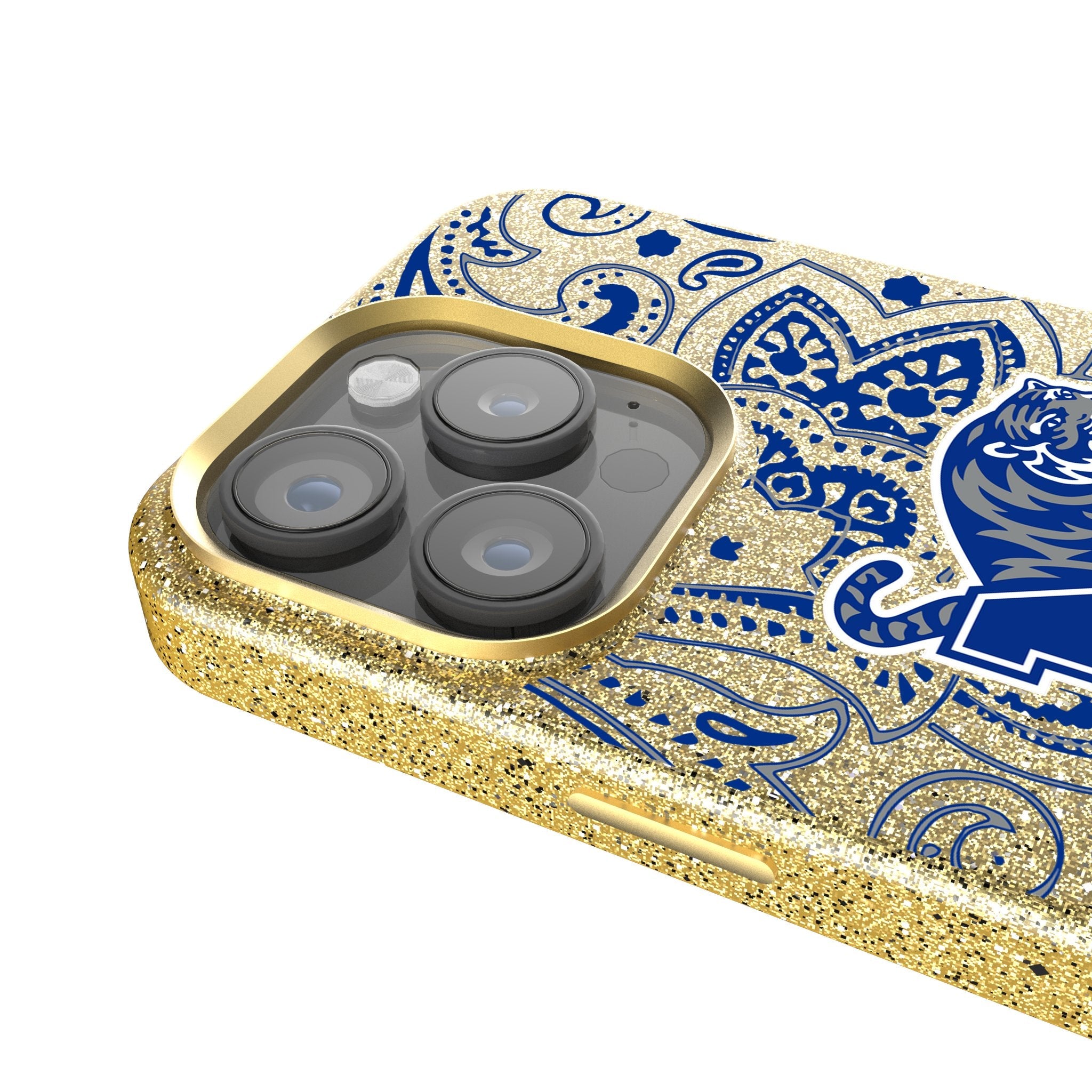 University of Memphis Tigers Paisley Bling Phone Case 4
