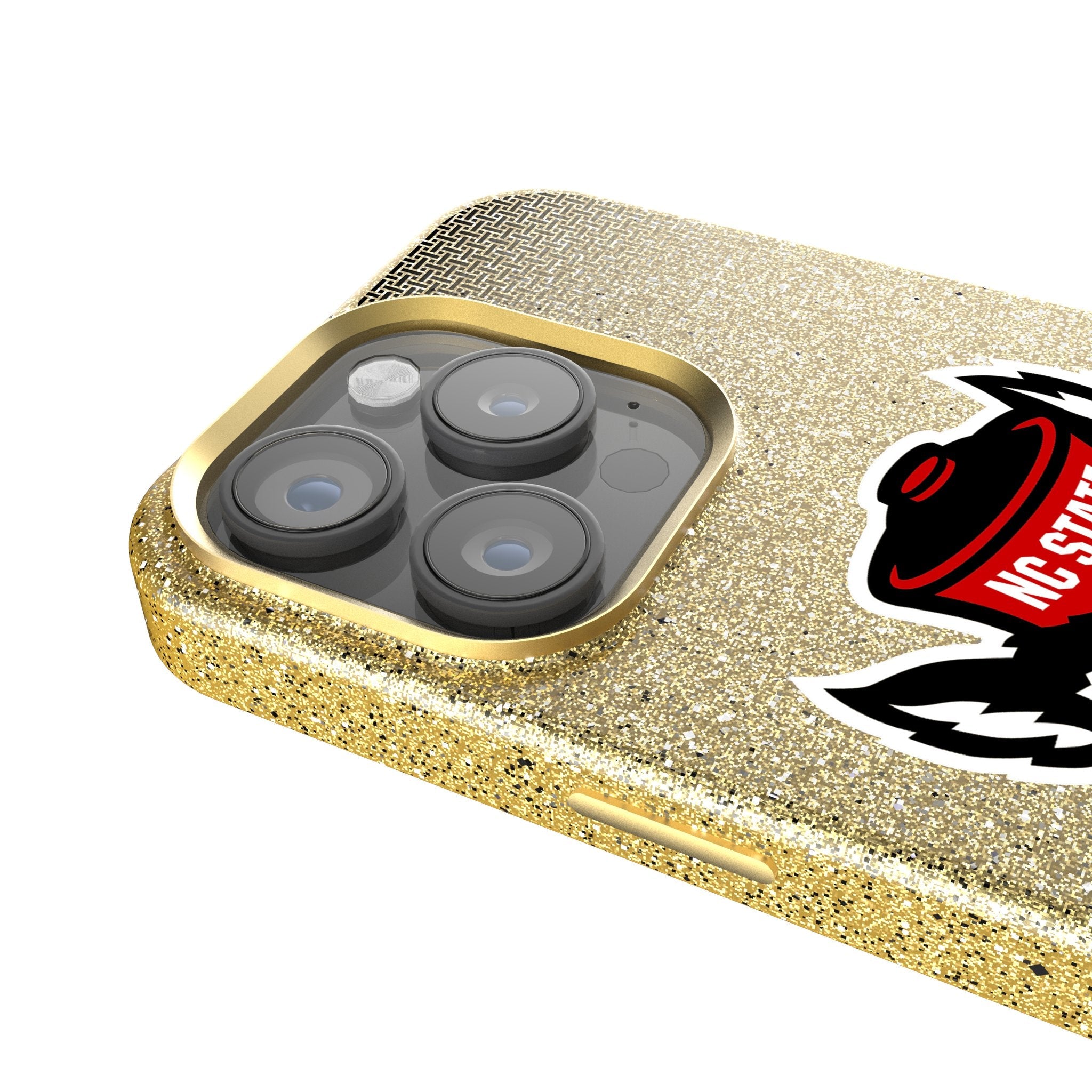 North Carolina State University Wolfpack Linen Bling Phone Case for Apple iPhone 4