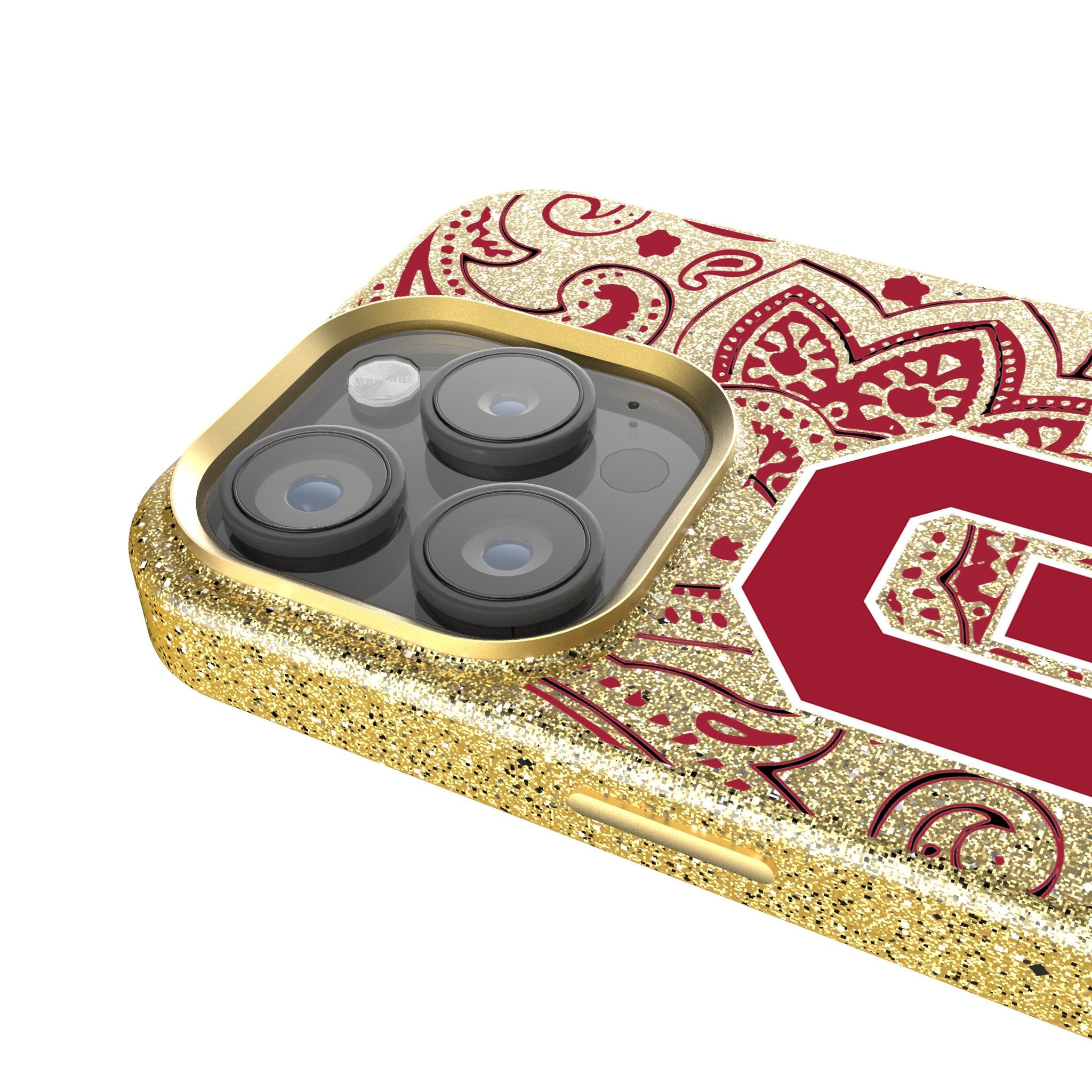 University of Oklahoma Sooners Paisley Bling Phone Case 4