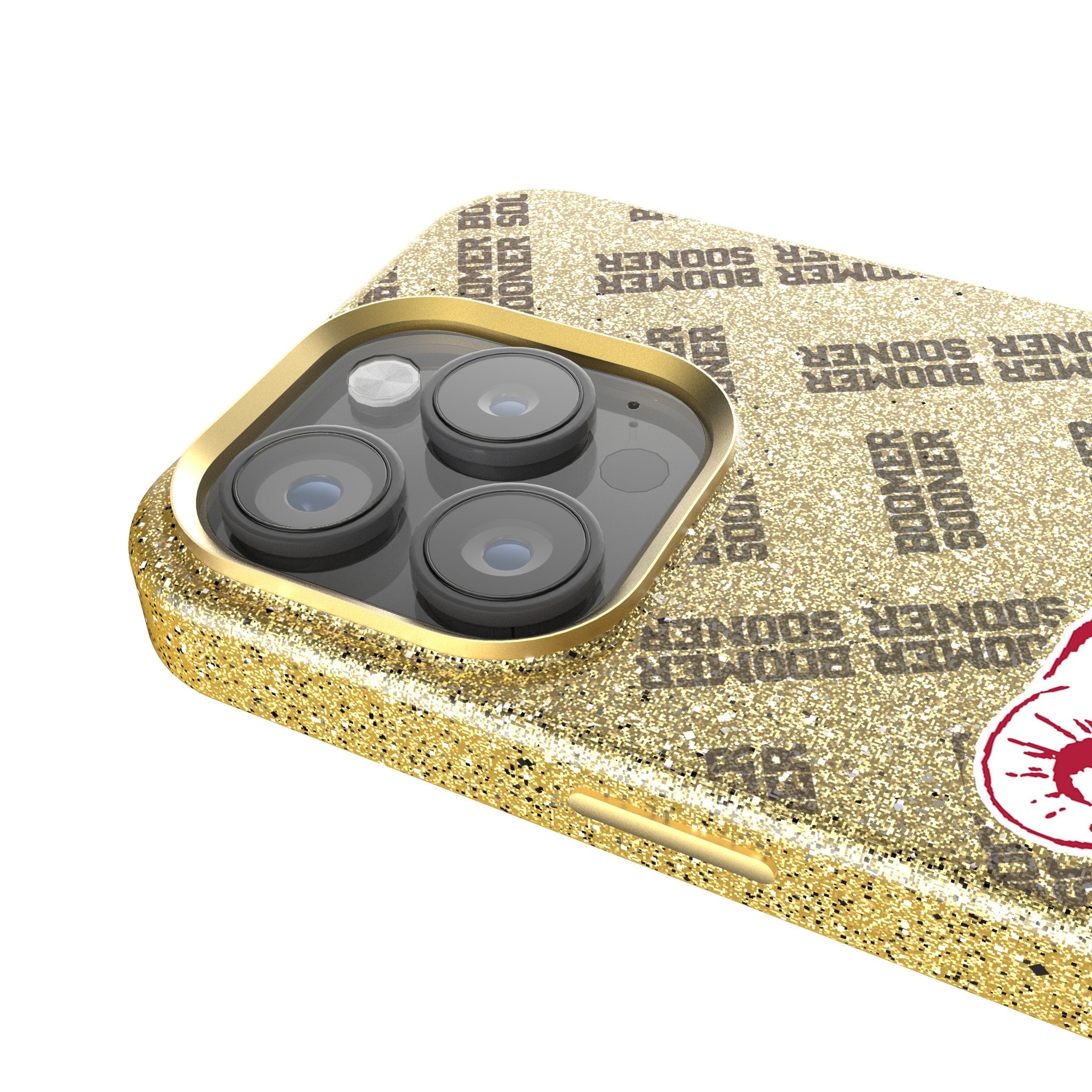 University of Oklahoma Sooners Quadtile Bling Phone Case for Apple iPhone 4