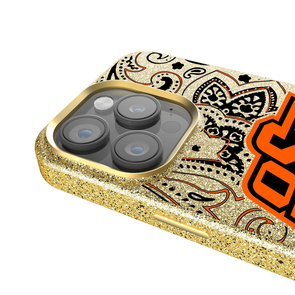 Oklahoma State University Cowboys Paisley Bling Phone Case 4