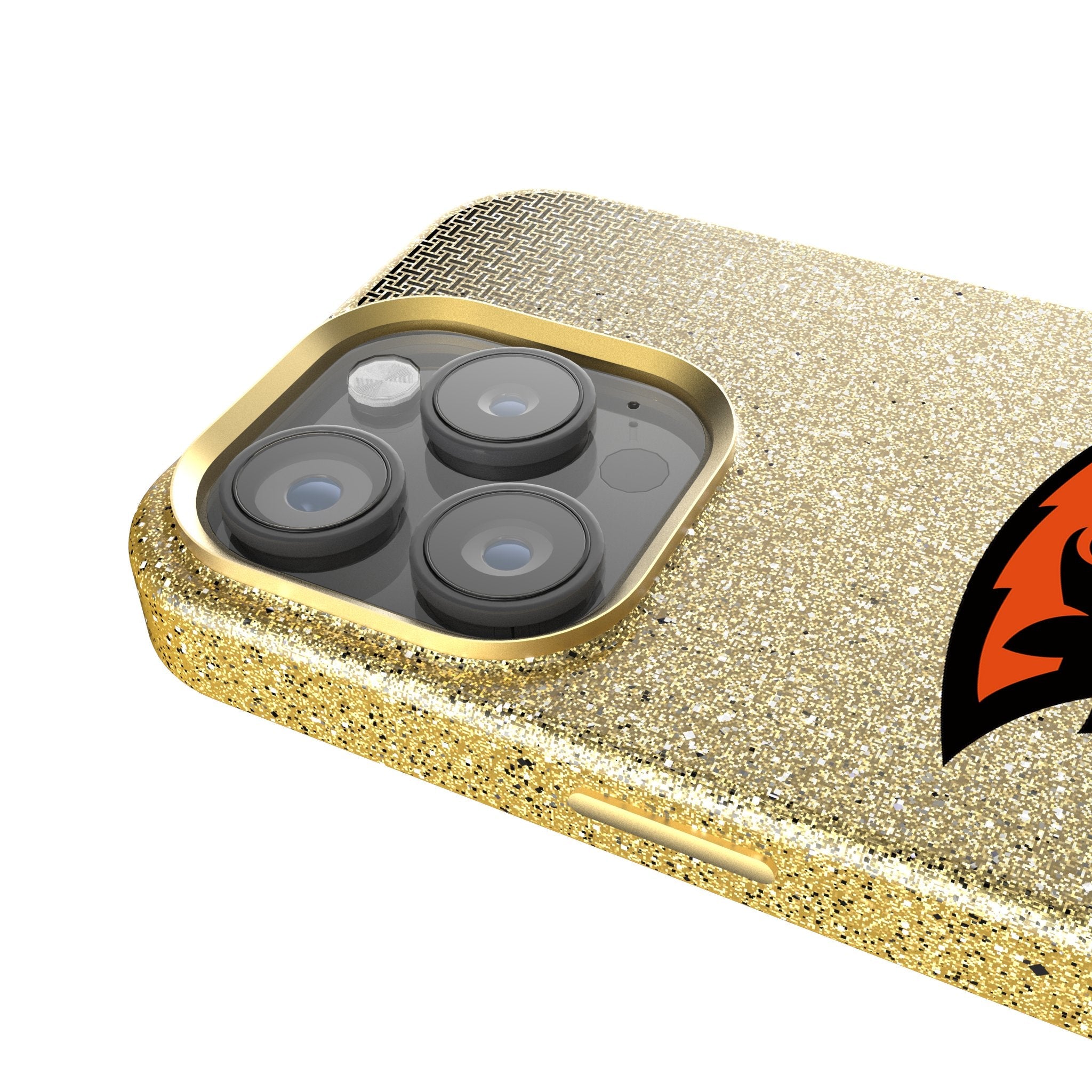Oregon State University Beavers Linen Bling Phone Case for Apple iPhone 4