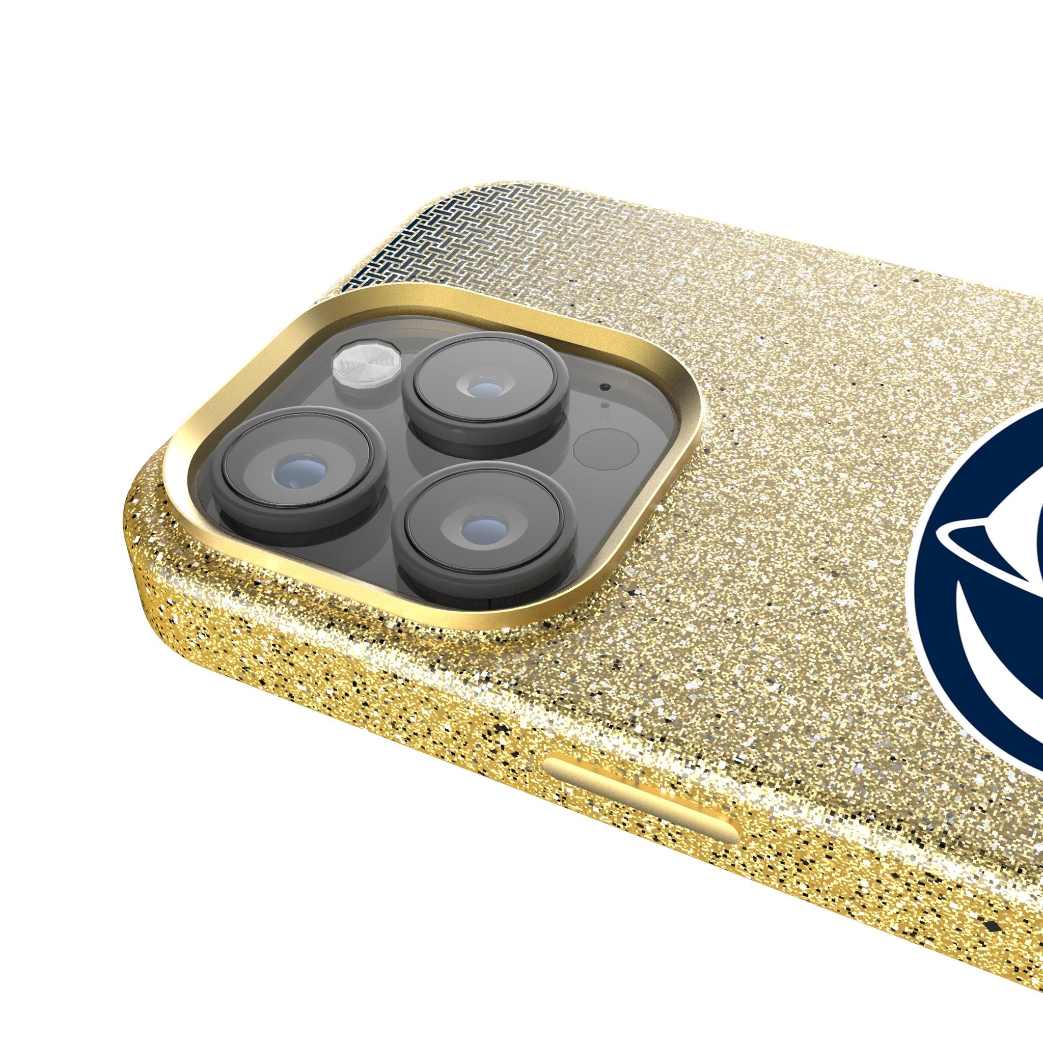Pennsylvania State University Nittany Lions Linen Bling Phone Case for Apple iPhone 4