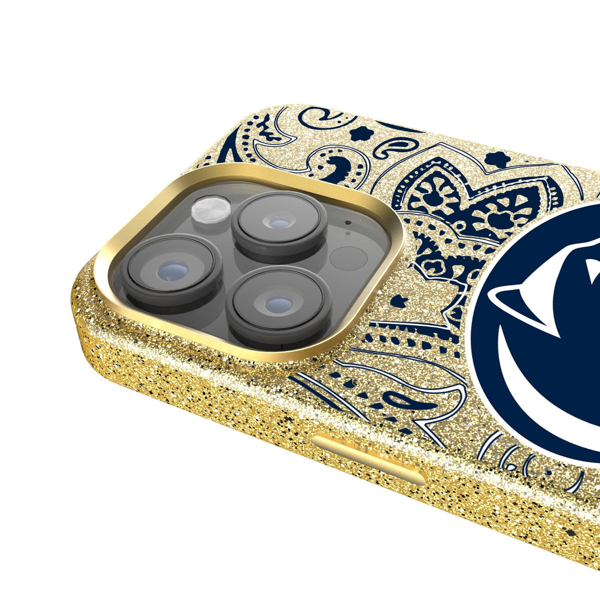 Pennsylvania State University Nittany Lions Paisley Bling Phone Case 4