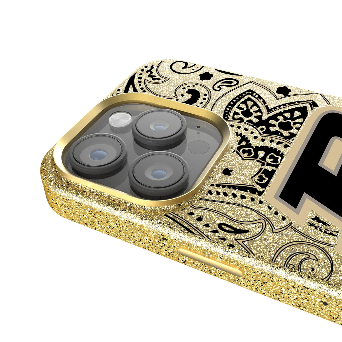 Purdue University Boilermakers Paisley Bling Phone Case 4