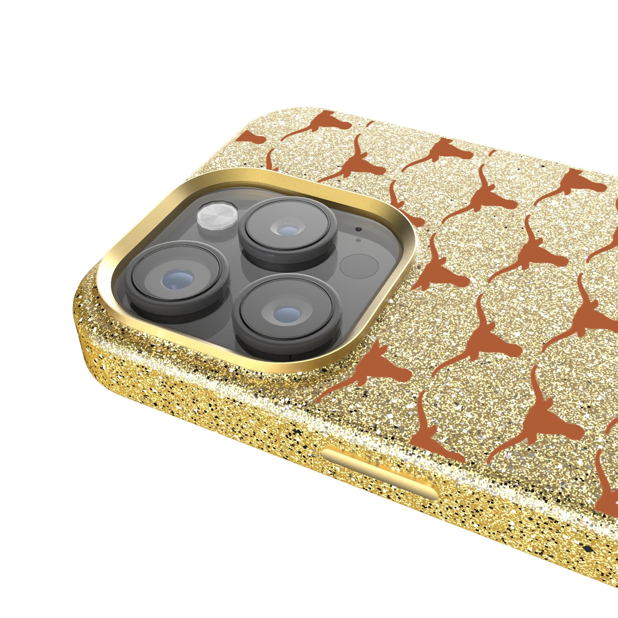 University of Texas Longhorns Fashion Pattern Bling Phone Case for Apple iPhone 4