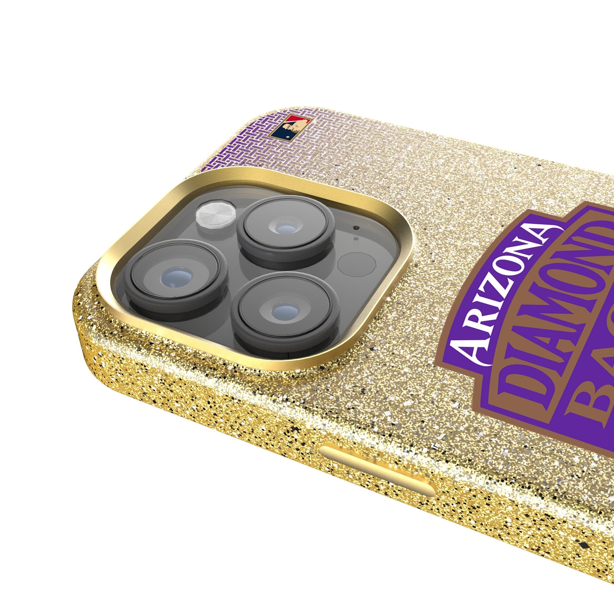 Arizona Diamondbacks 1999-2006 - Cooperstown Collection Linen Bling Phone Case for Apple iPhone 4