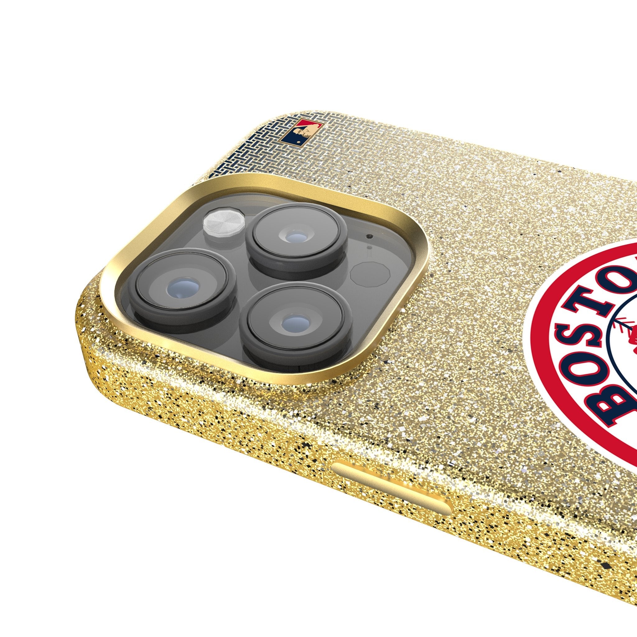Boston Red Sox 1976-2008 - Cooperstown Collection Linen Bling Phone Case for Apple iPhone 4