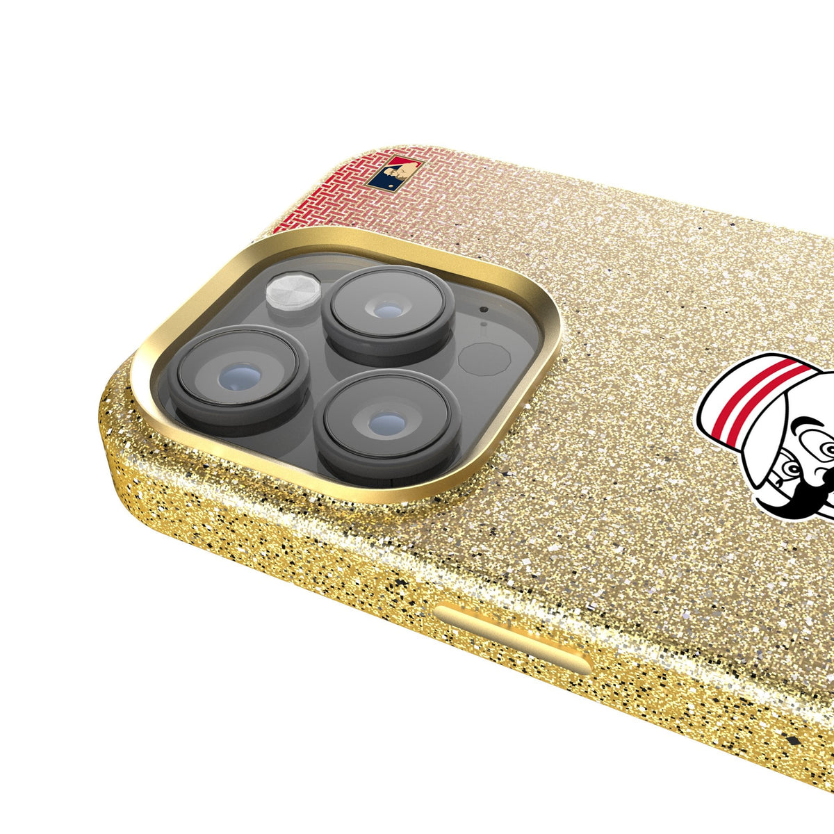 Cincinnati Reds 1953-1967 - Cooperstown Collection Linen Bling Phone Case for Apple iPhone 4