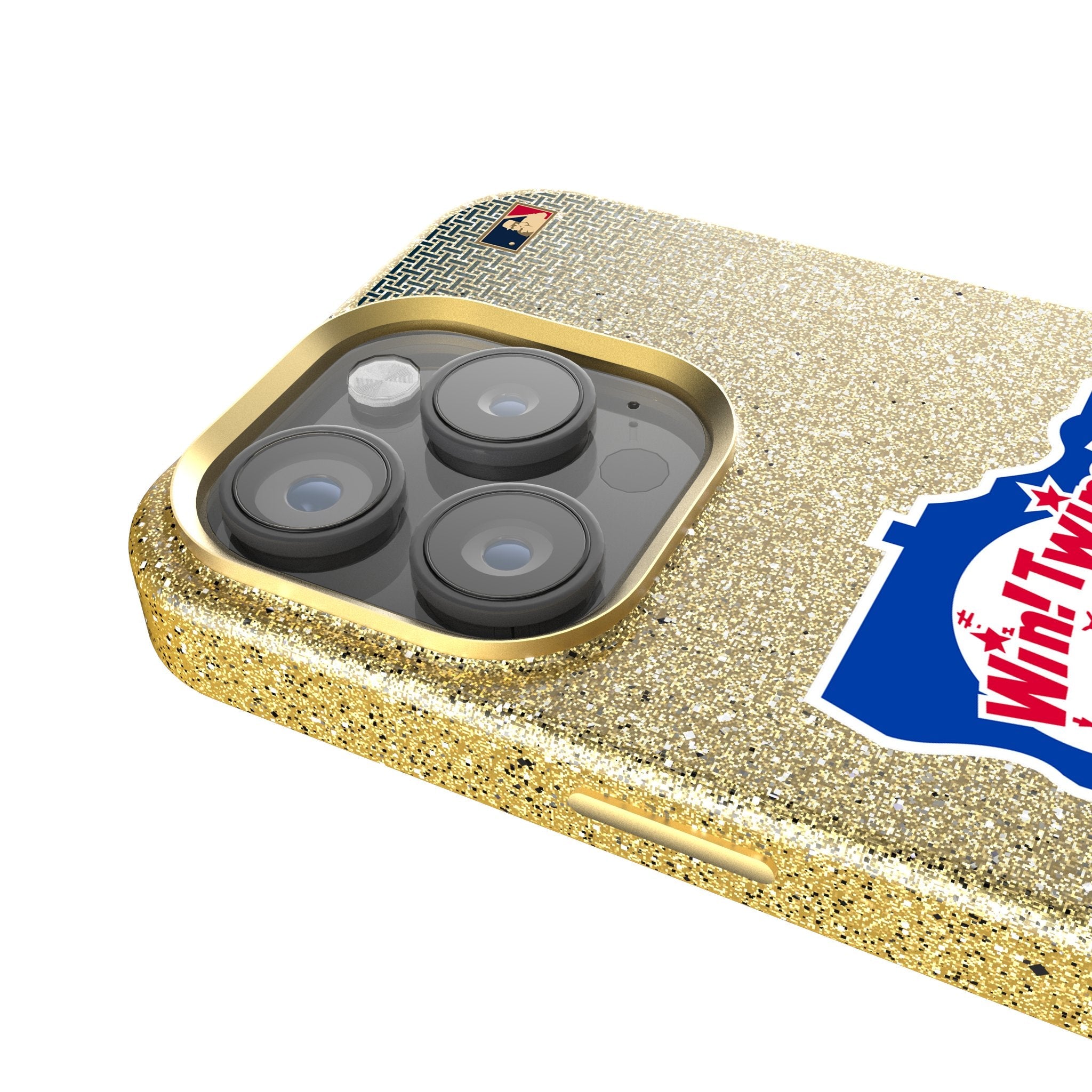 Minnesota Twins 1976-1986 - Cooperstown Collection Linen Bling Phone Case for Apple iPhone 4