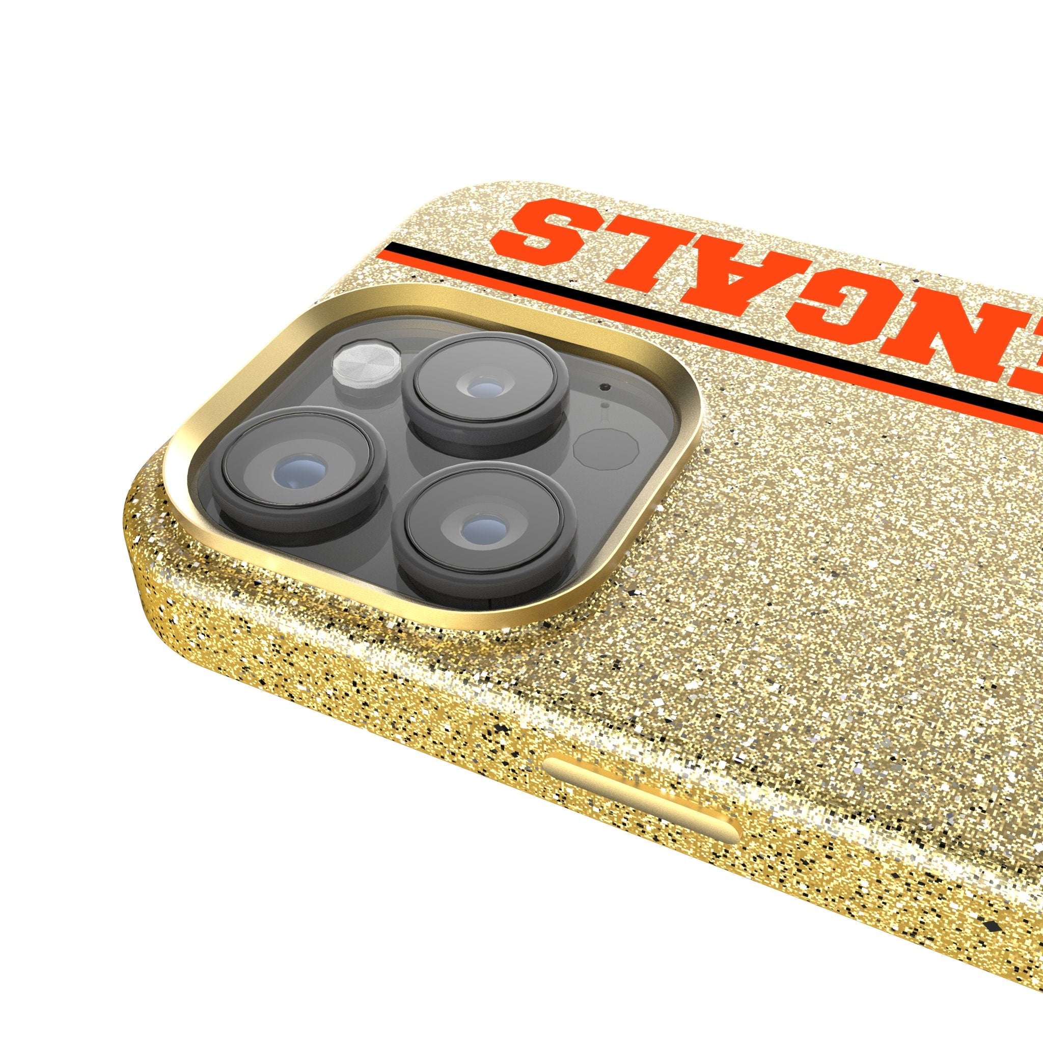Cincinnati Bengals Historic Collection Sidebar Bling Phone Case 4
