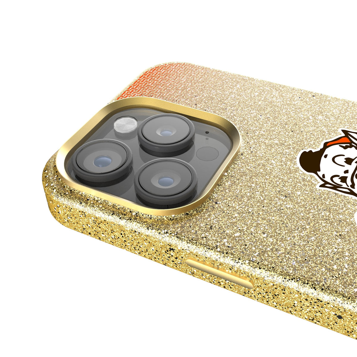 Cleveland Browns Historic Collection Linen Bling Phone Case for Apple iPhone 4
