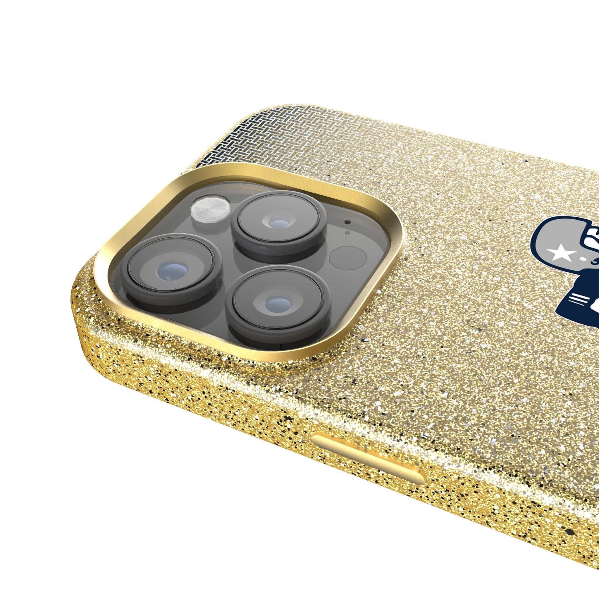 Dallas Cowboys 1966-1969 Historic Collection Linen Bling Phone Case for Apple iPhone 4