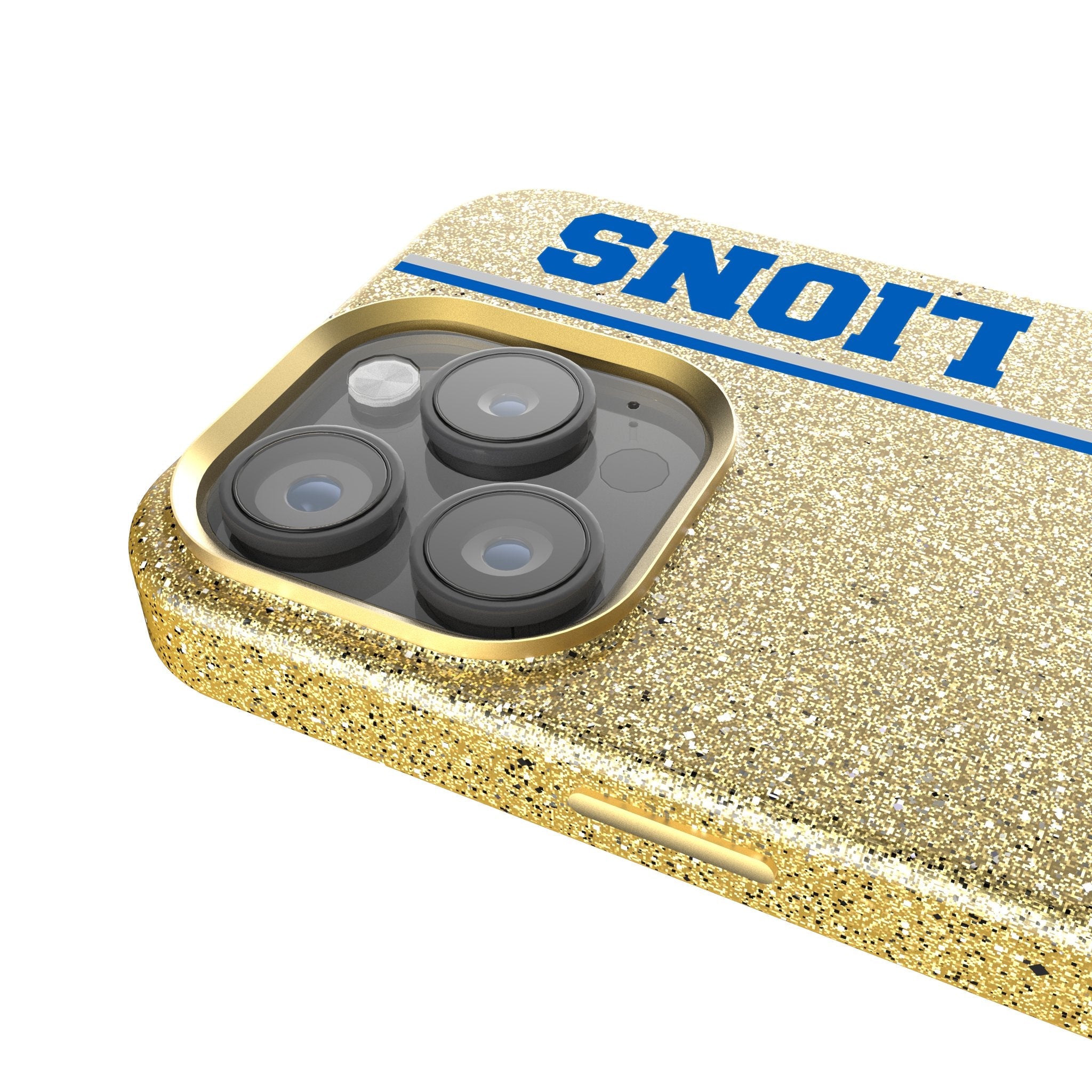 Detroit Lions Retro Sidebar Bling Phone Case 4