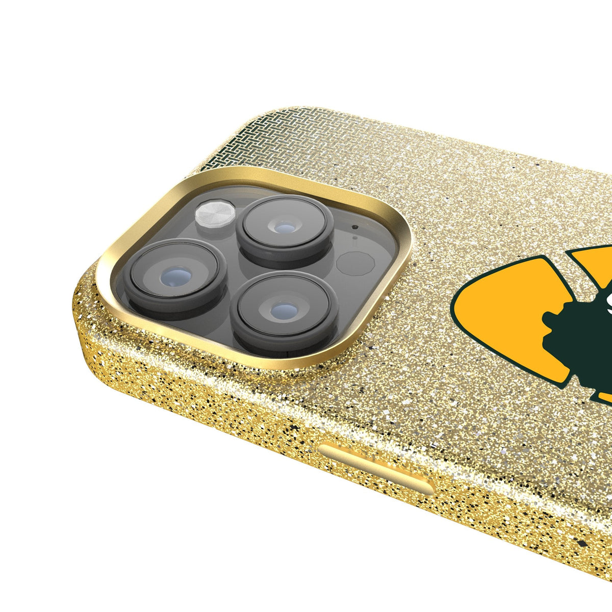 Green Bay Packers Historic Collection Linen Bling Phone Case for Apple iPhone 4