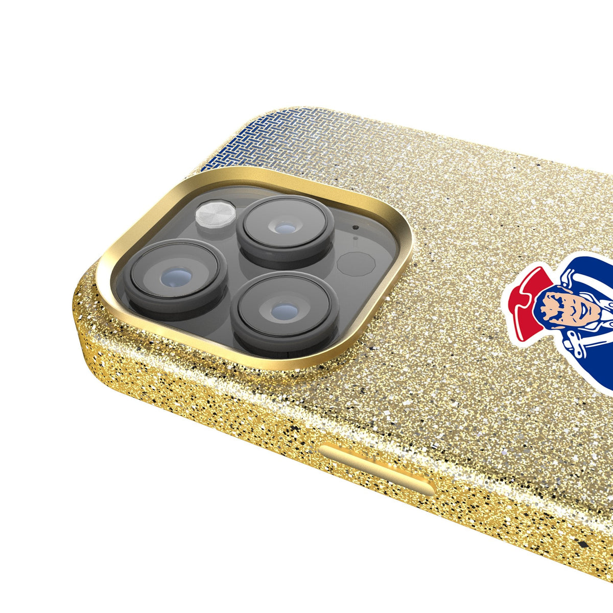 New England Patriots Historic Collection Linen Bling Phone Case for Apple iPhone 4
