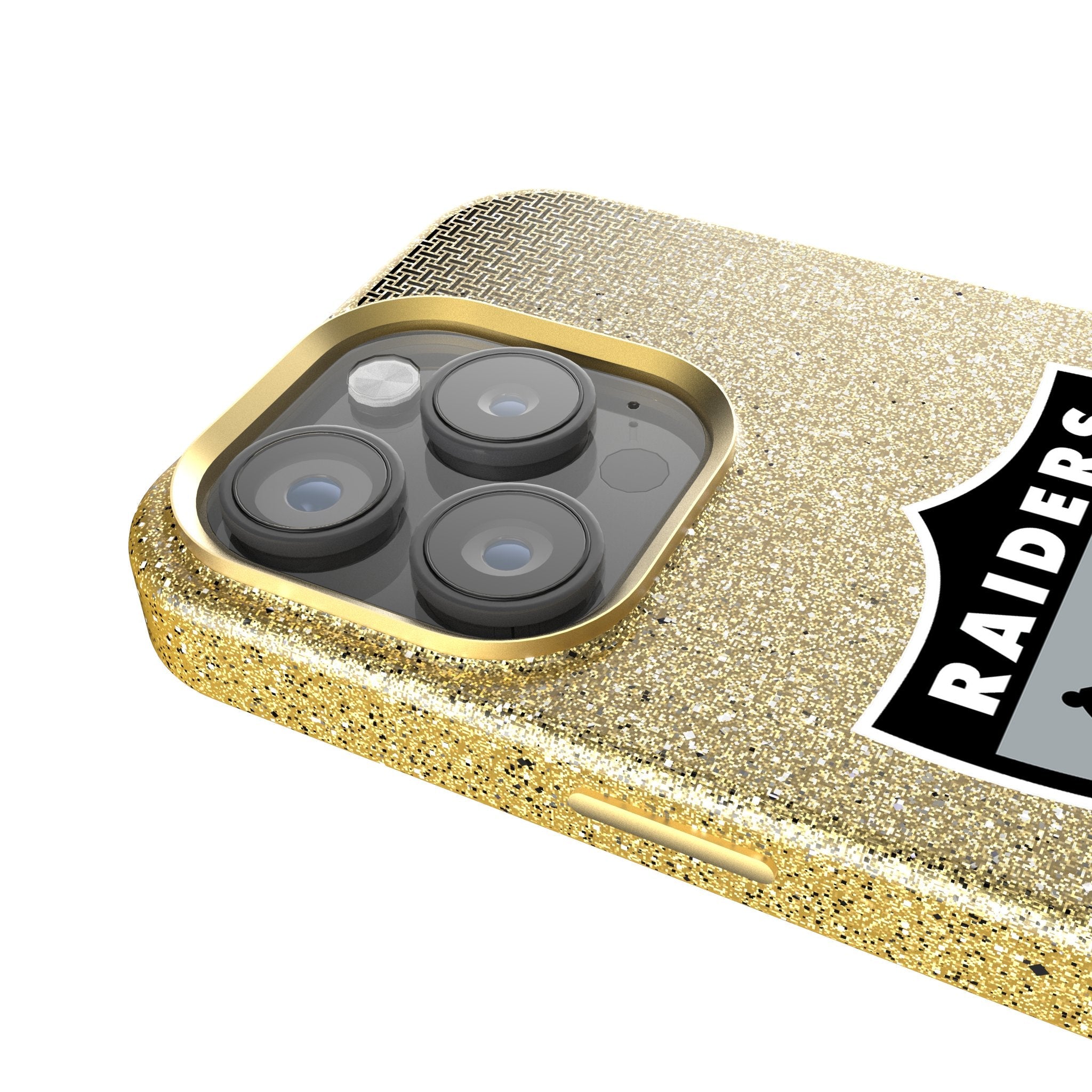 Oakland Raiders 1963 Historic Collection Linen Bling Phone Case for Apple iPhone 4