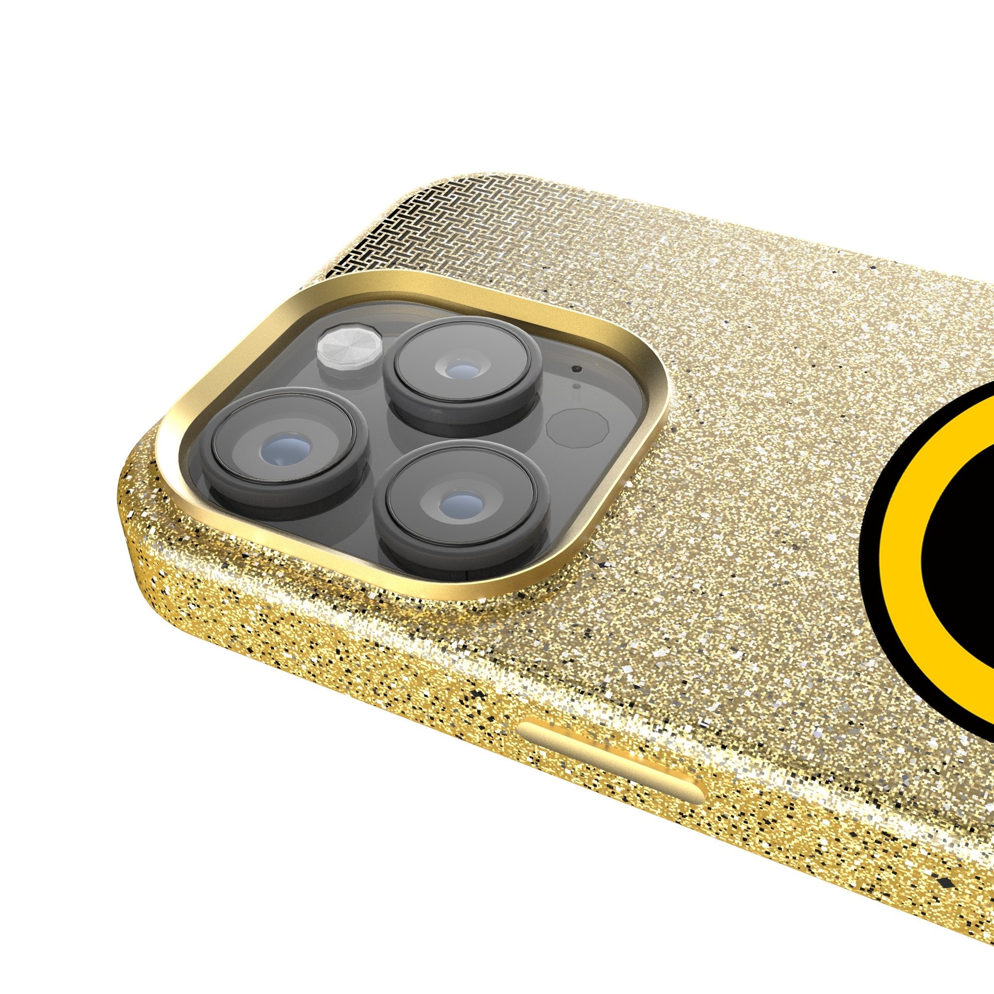 University of Iowa Hawkeyes Linen Bling Phone Case for Apple iPhone 4