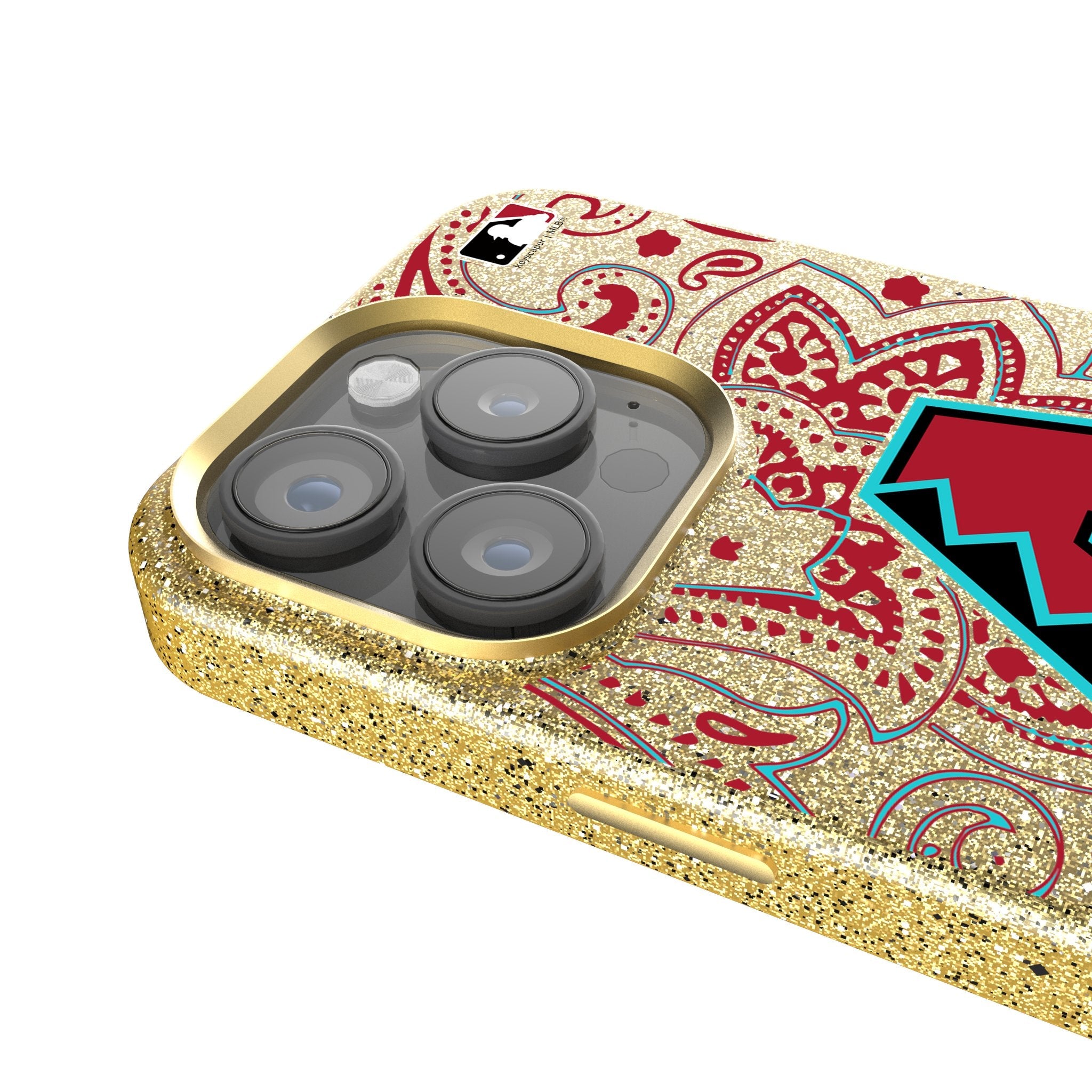 Arizona Diamondbacks Paisley Bling Phone Case 4
