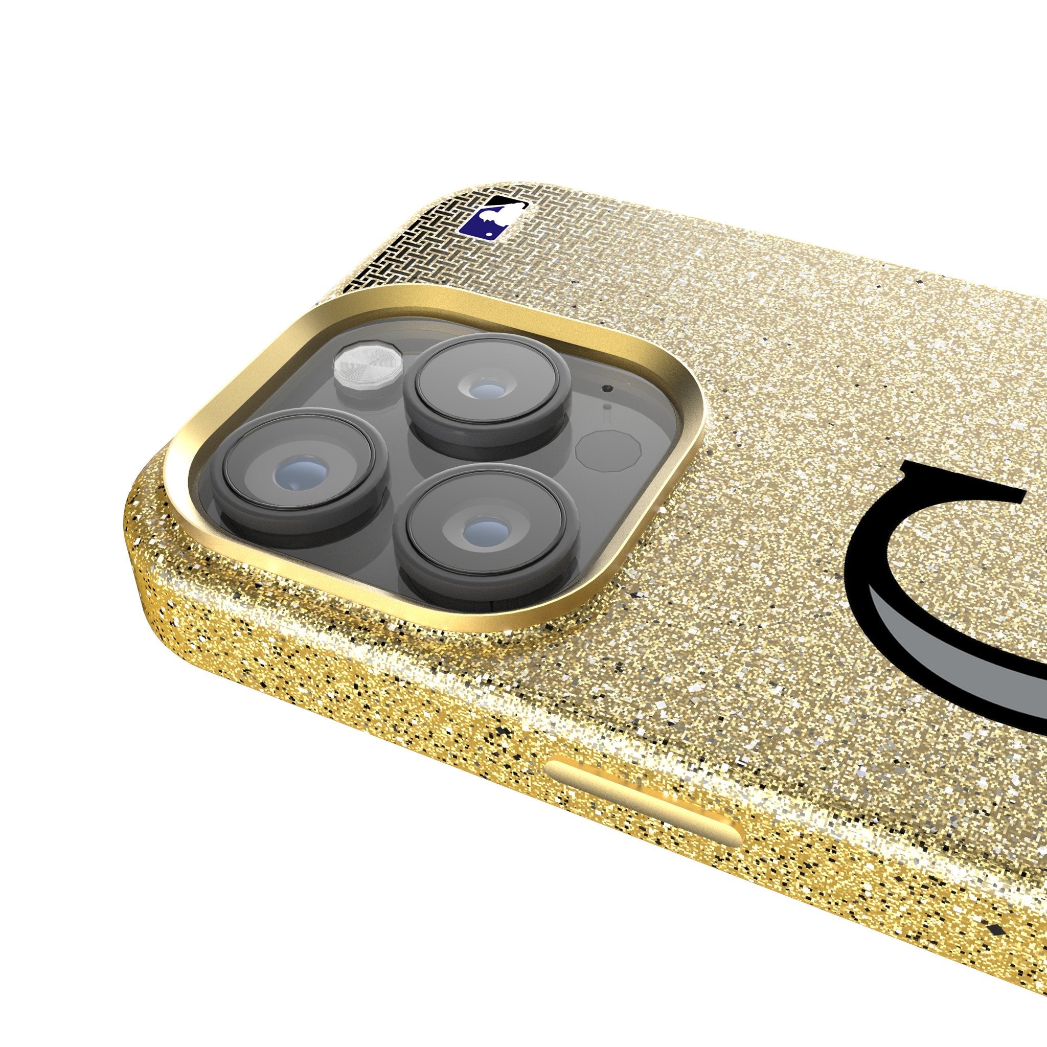 Colorado Rockies Linen Bling Phone Case for Apple iPhone 4