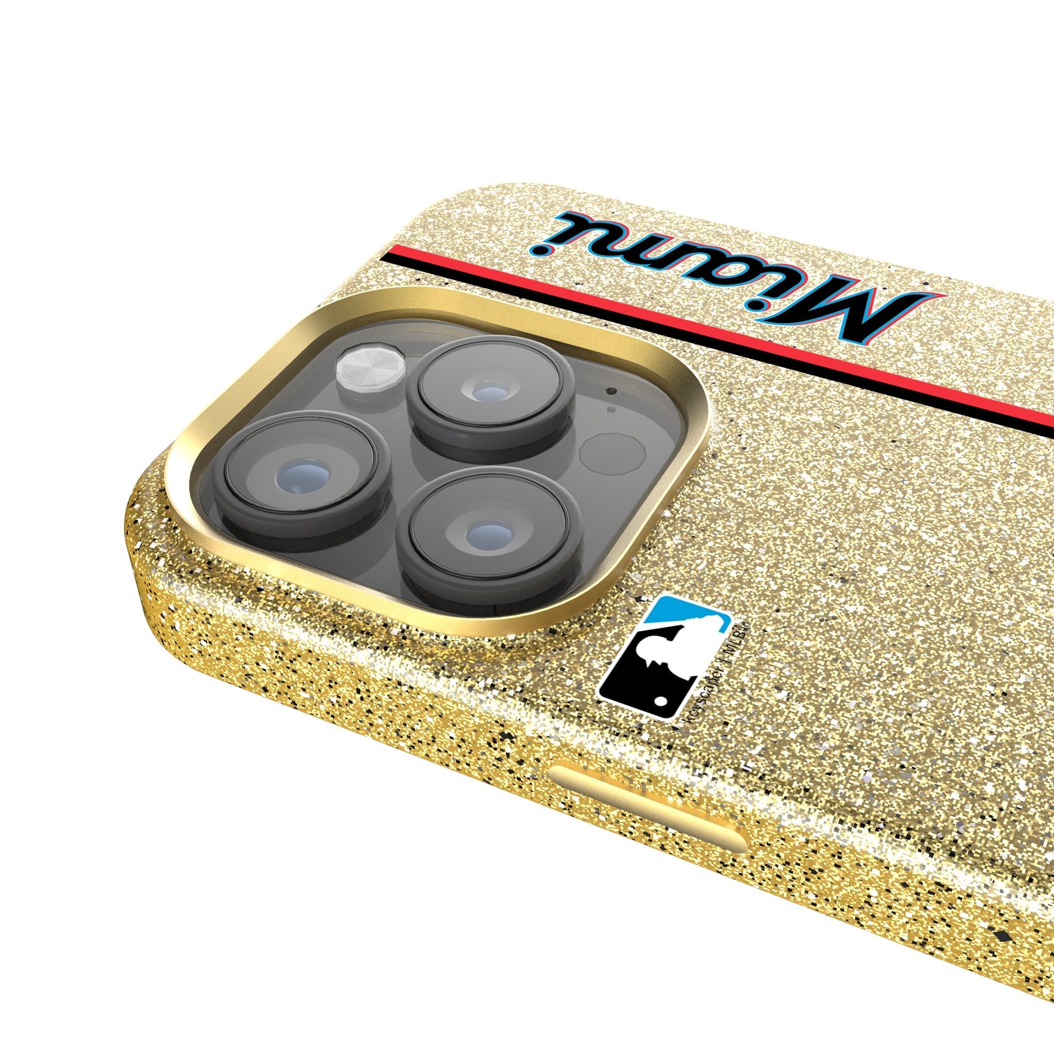 Miami Marlins Sidebar Bling Phone Case 4