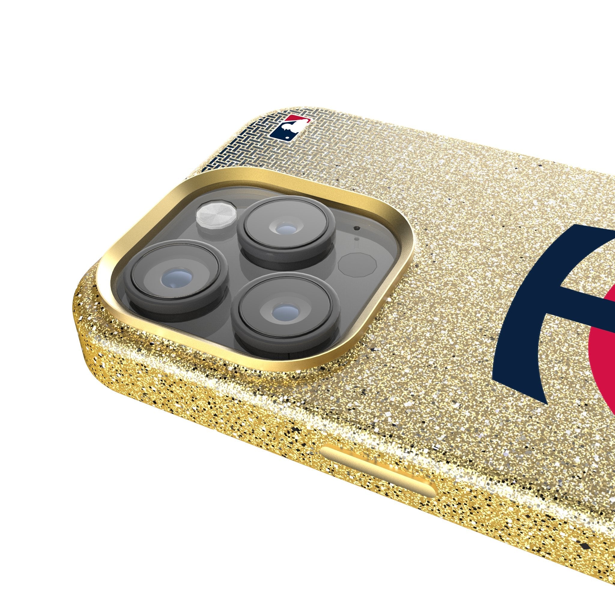 Minnesota Twins Linen Bling Phone Case for Apple iPhone 4