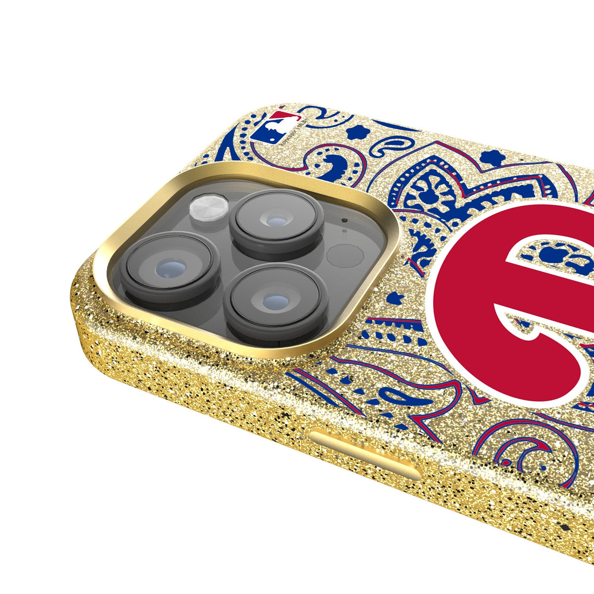 Philadelphia Phillies Paisley Bling Phone Case 4
