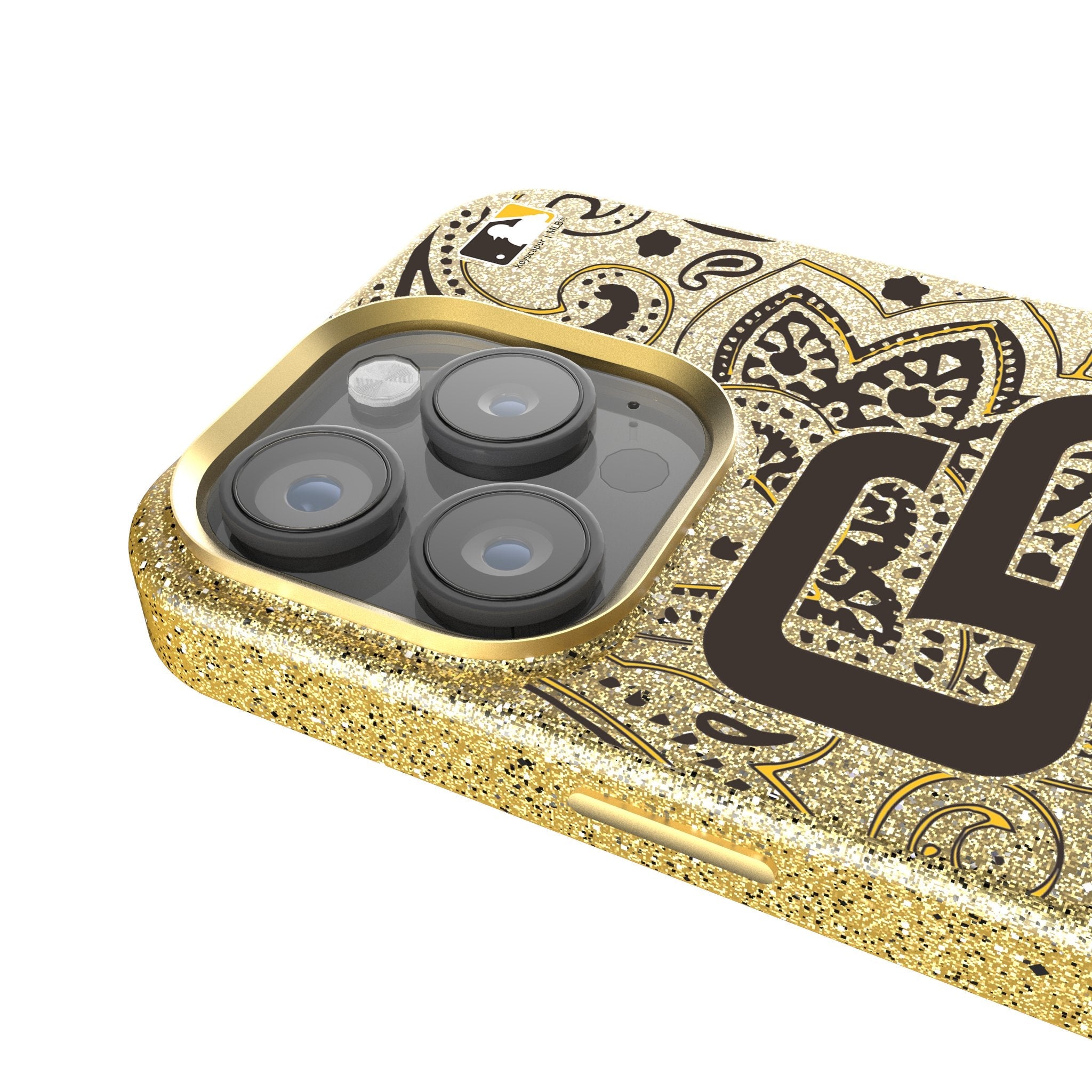 San Diego Padres Paisley Bling Phone Case 4