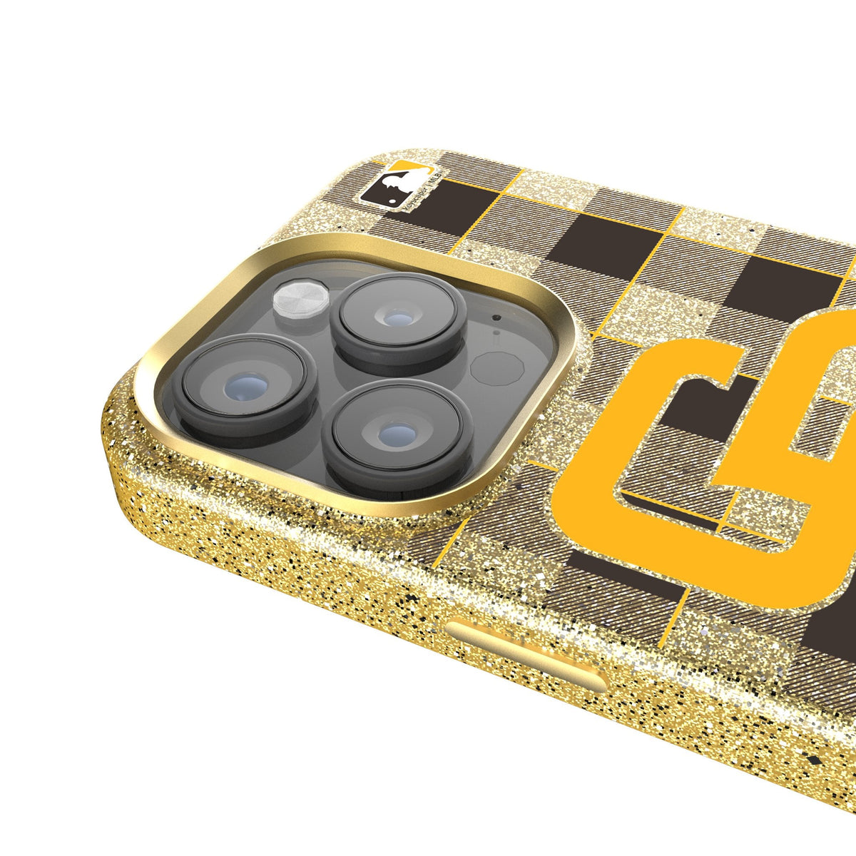 San Diego Padres Plaid Bling Phone Case 4