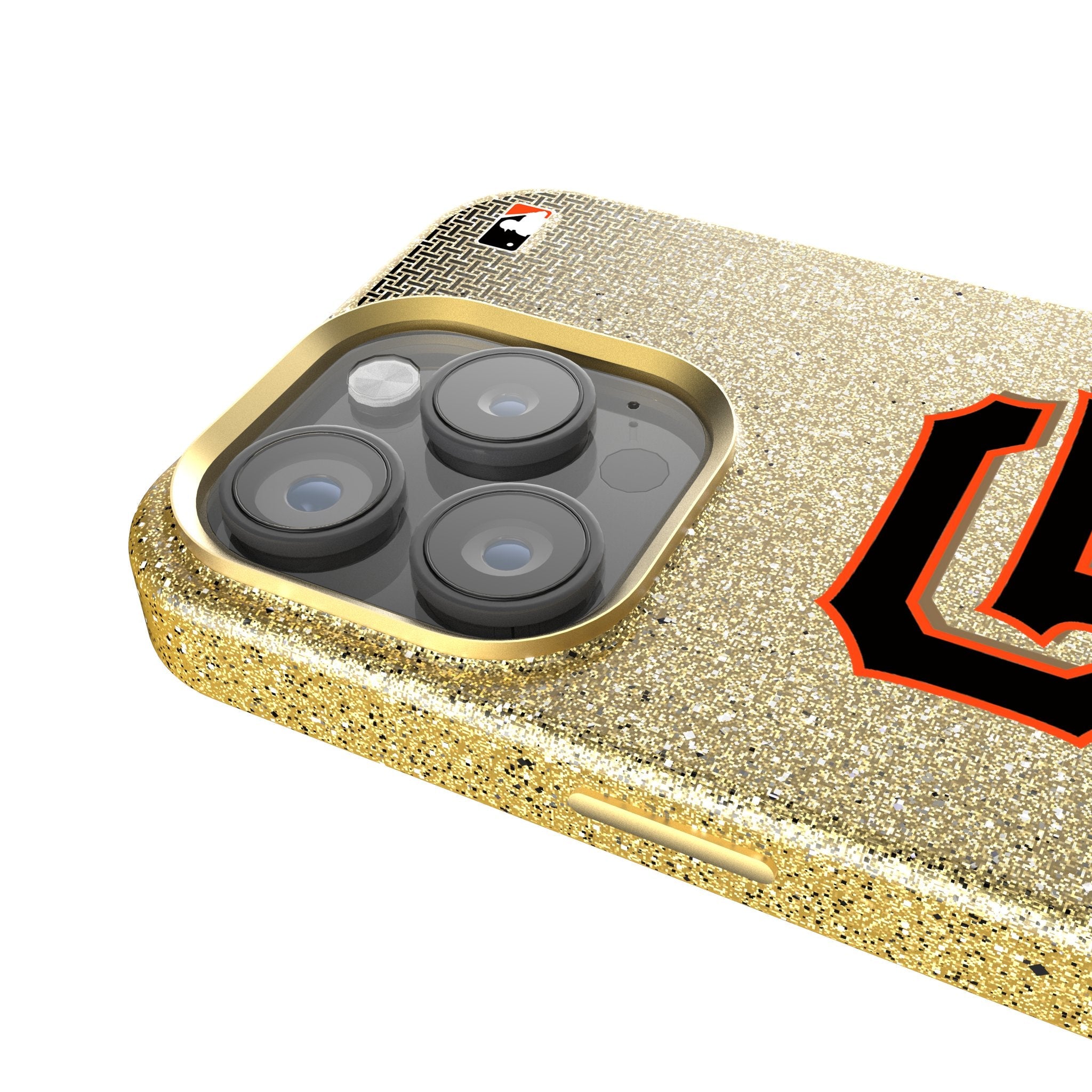 San Francisco Giants Linen Bling Phone Case for Apple iPhone 4