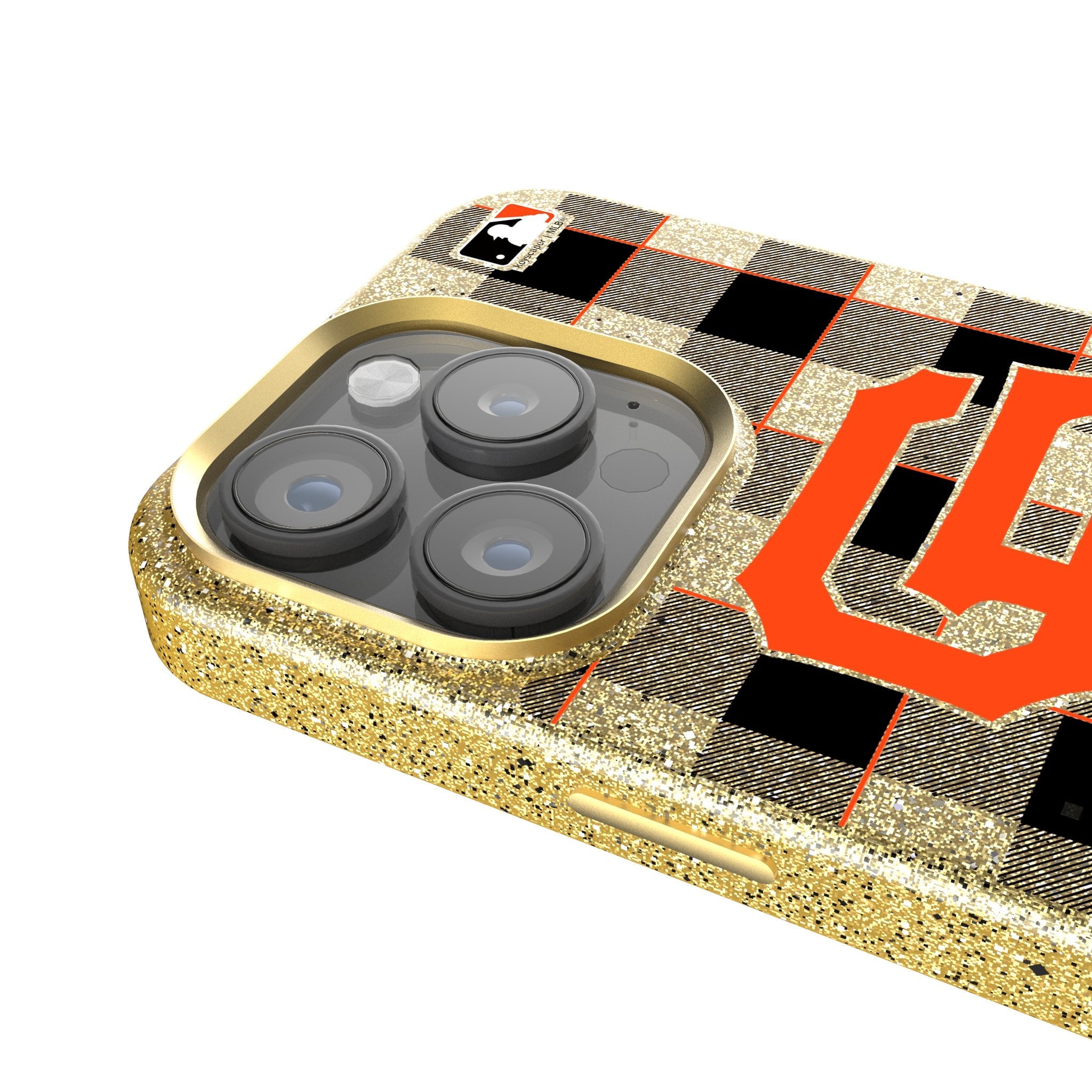 San Francisco Giants Plaid Bling Phone Case 4