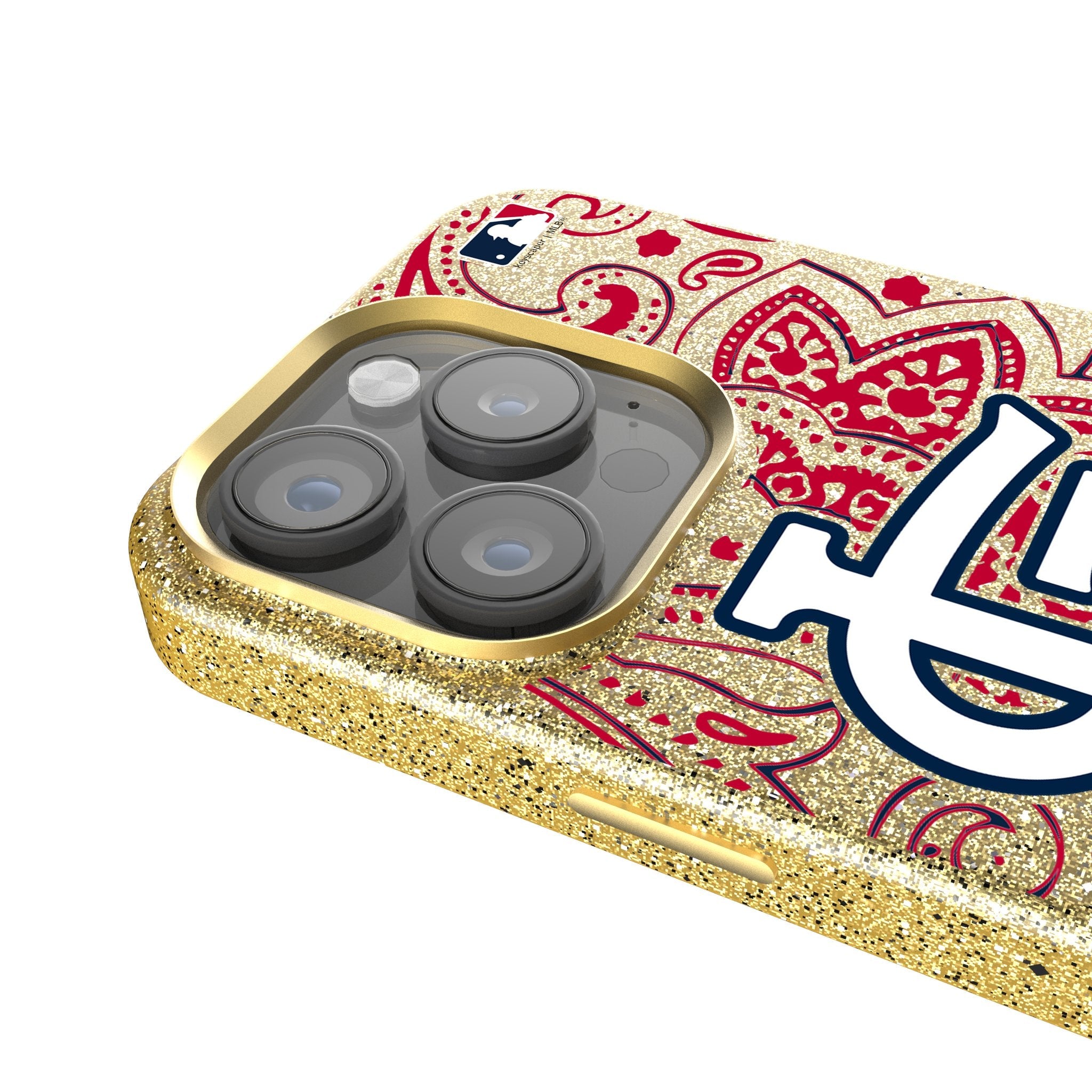 St Louis Cardinals Paisley Bling Phone Case 4