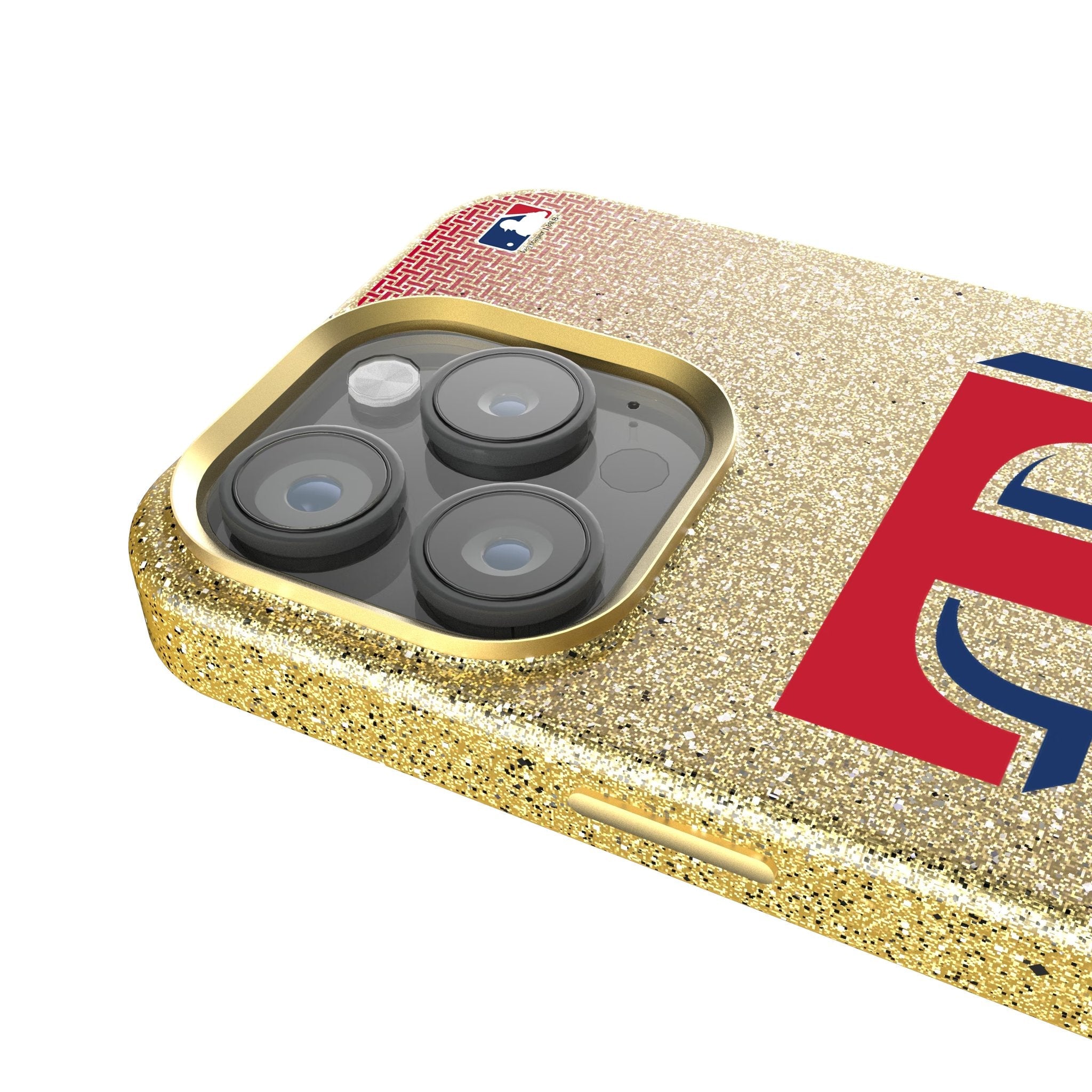 Texas Rangers Linen Bling Phone Case for Apple iPhone 4