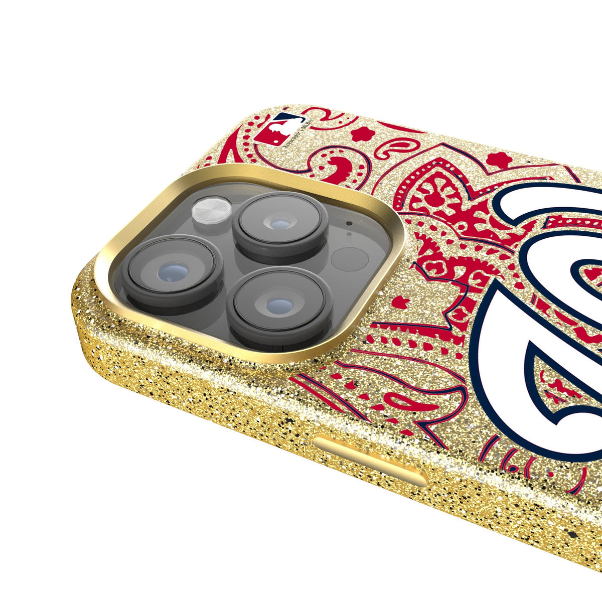 Washington Nationals Paisley Bling Phone Case 4