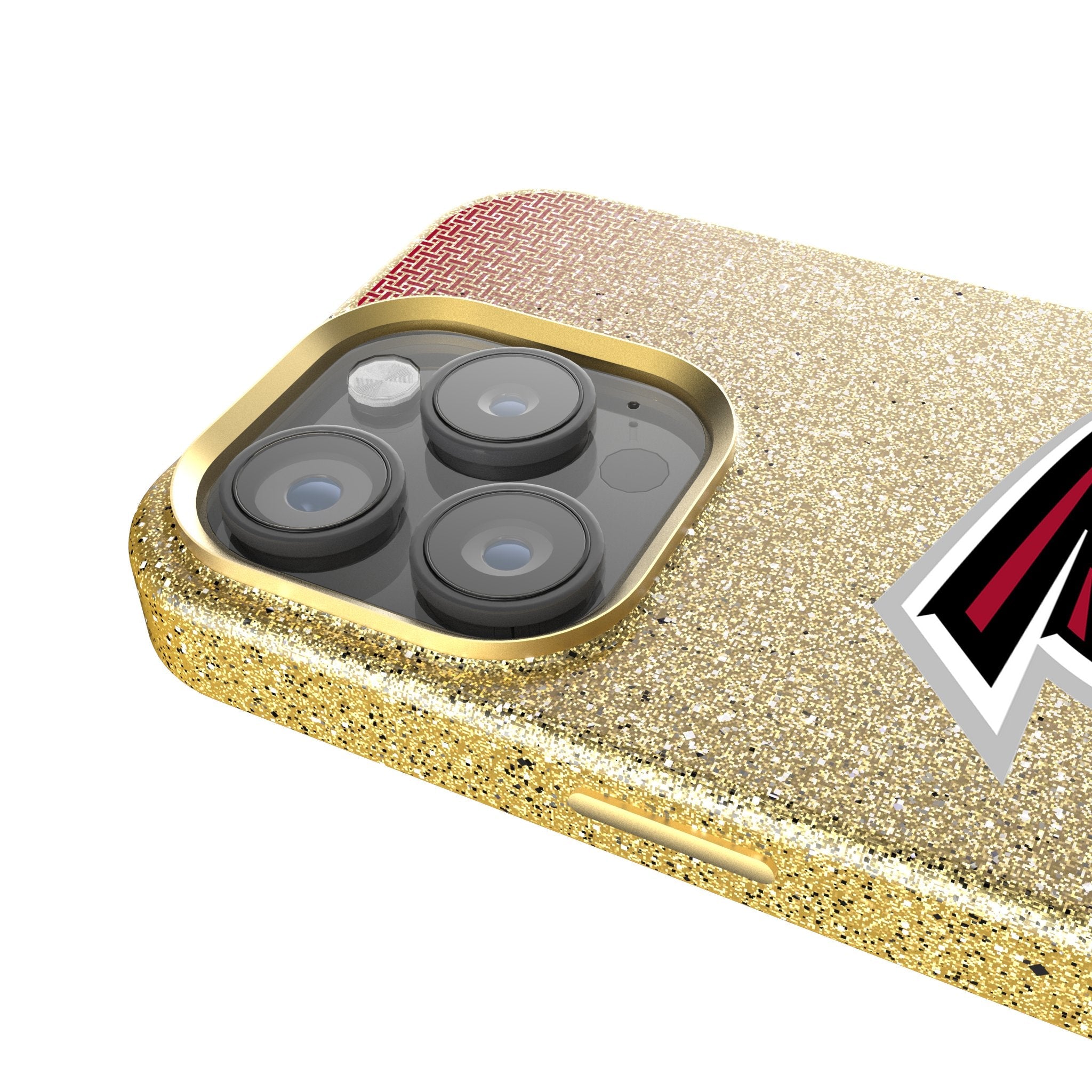 Atlanta Falcons Linen Bling Phone Case for Apple iPhone 4