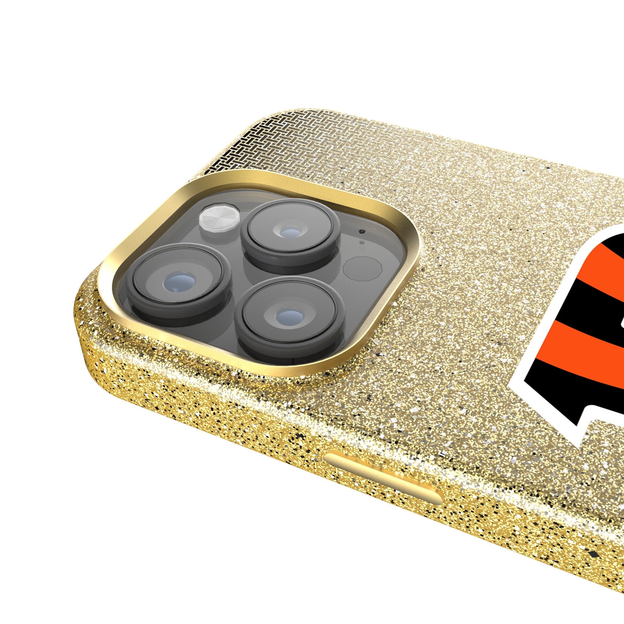 Cincinnati Bengals Linen Bling Phone Case for Apple iPhone 4