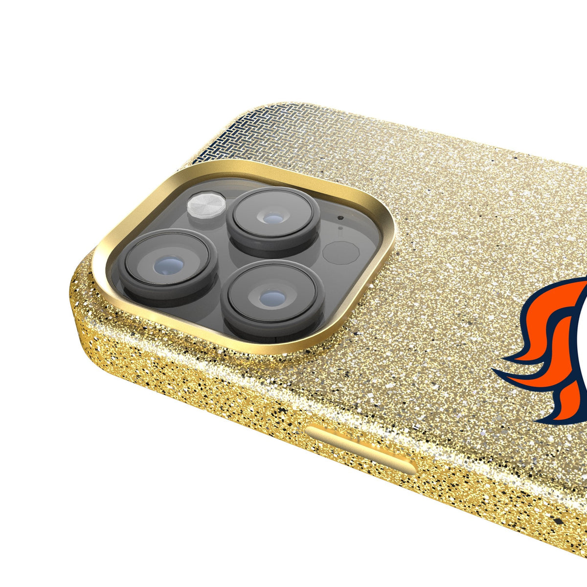 Denver Broncos Linen Bling Phone Case for Apple iPhone 4