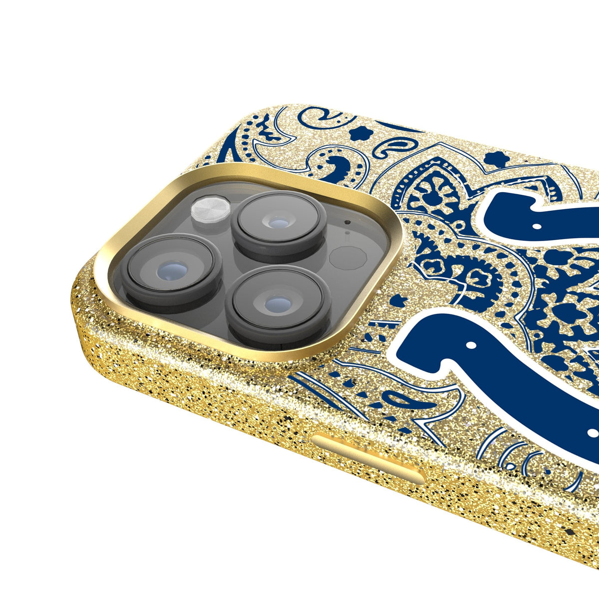 Indianapolis Colts Paisley Bling Phone Case 4